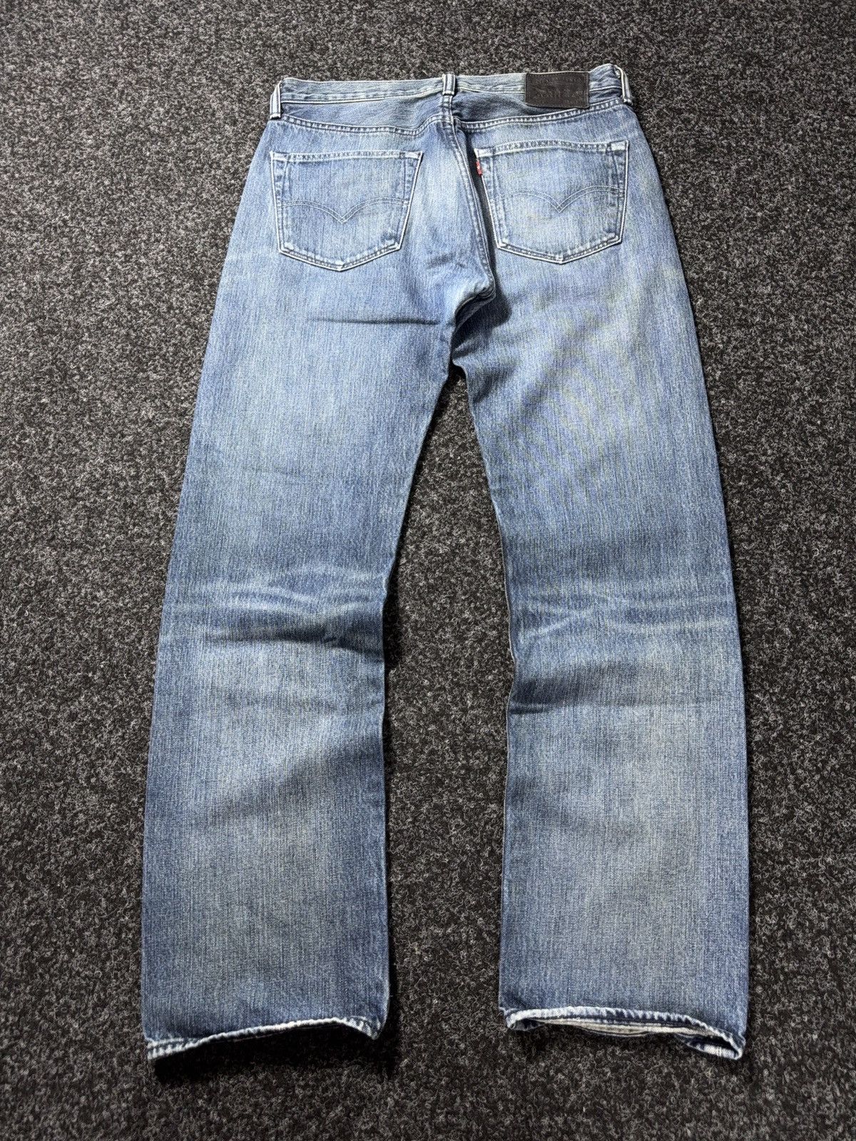 Levi's Levi’s 501 Straight Fit Western USA Cowboy Vibe Denim Jeans Size US 30 / EU 46 - 12 Thumbnail