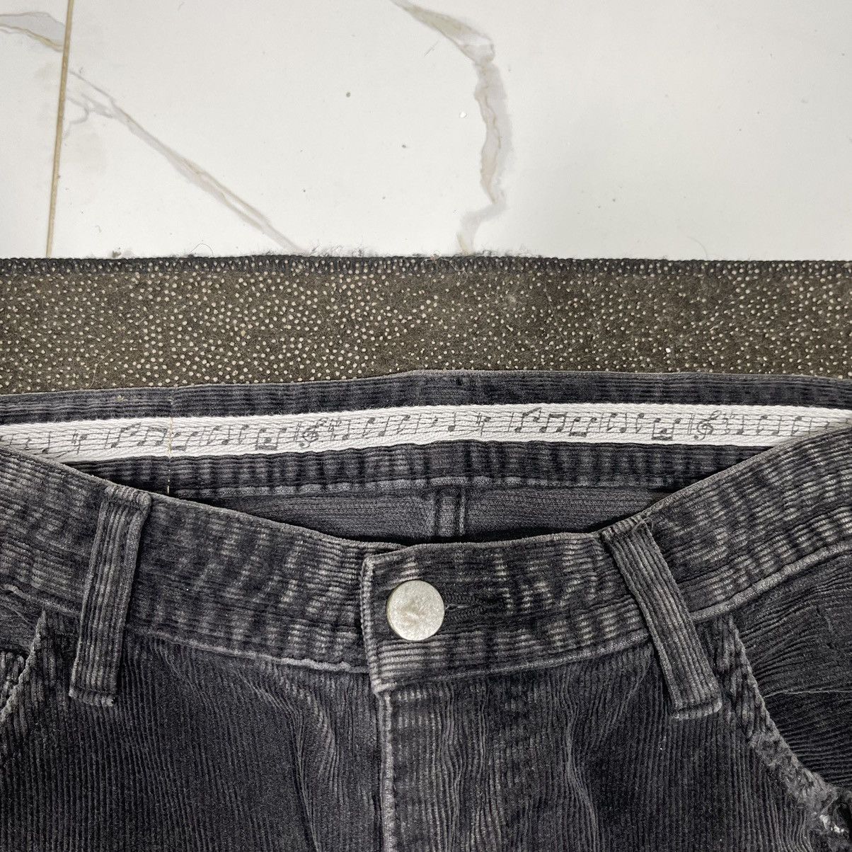 Number (N)ine × Takahiromiyashita The Soloist. Number Nine Musical Note Sashiko Patchwork Corduroy Pants Size US 30 / EU 46 - 8 Thumbnail
