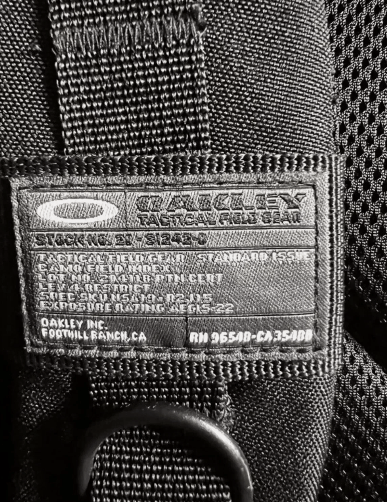 Oakley × Vintage Oakley 2004 Tactical Field Gear Graphic Backpack Size ONE SIZE - 14 Thumbnail