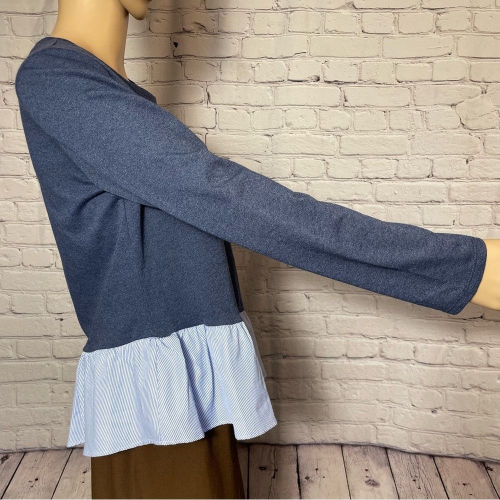 Other John Paul Richard Asymmetric Layered Look Blue Top S Size S / US 4 / IT 40 - 3 Thumbnail