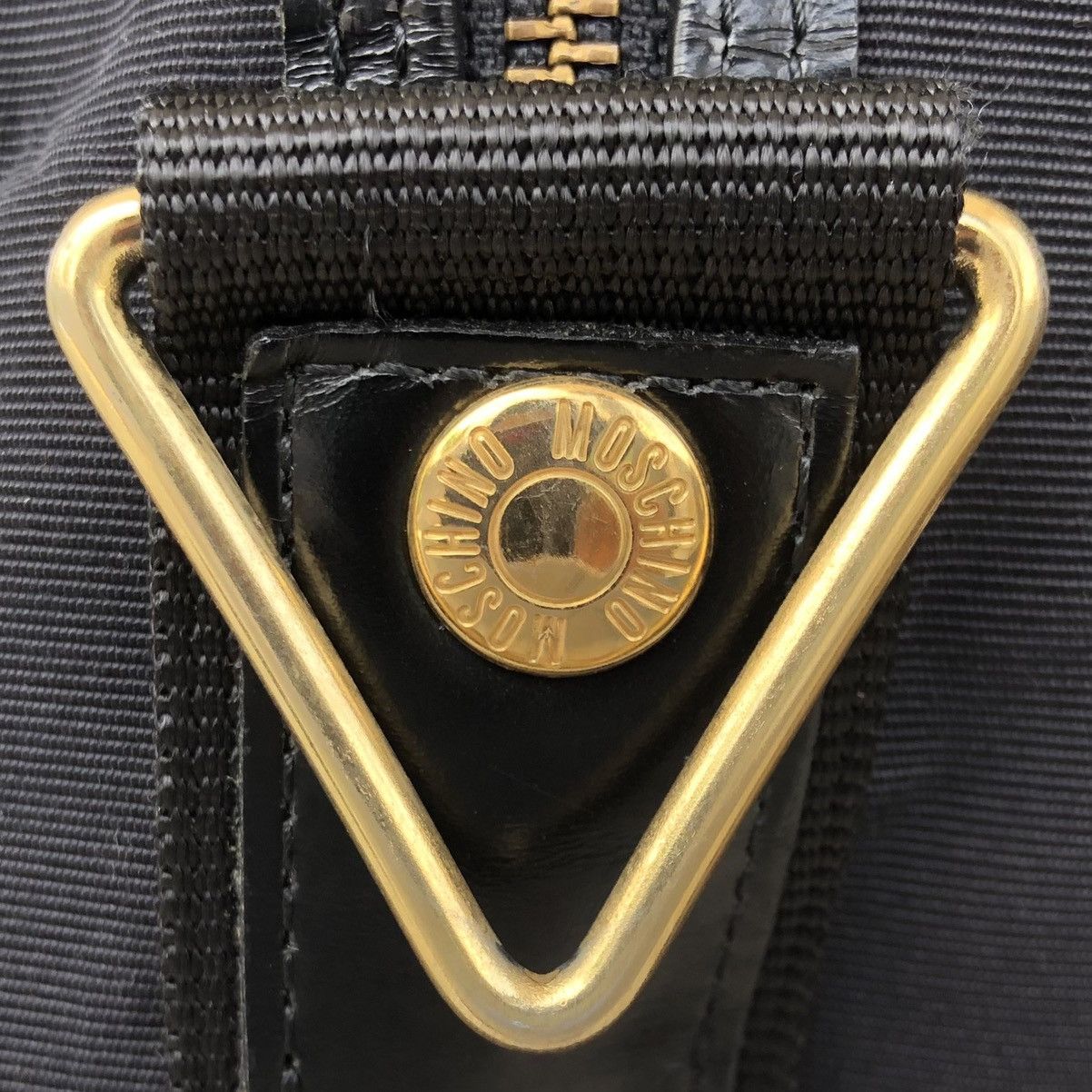 Moschino Authentic MOSCHINO Vintage Black Travel Bag Size ONE SIZE - 7 Thumbnail