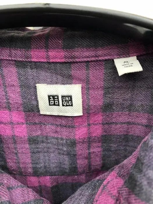Flannel × Japanese Brand Japanese Brand Uniqlo Plaid Tartan Shirt Button Up Size US XL / EU 56 / 4 - 3 Thumbnail