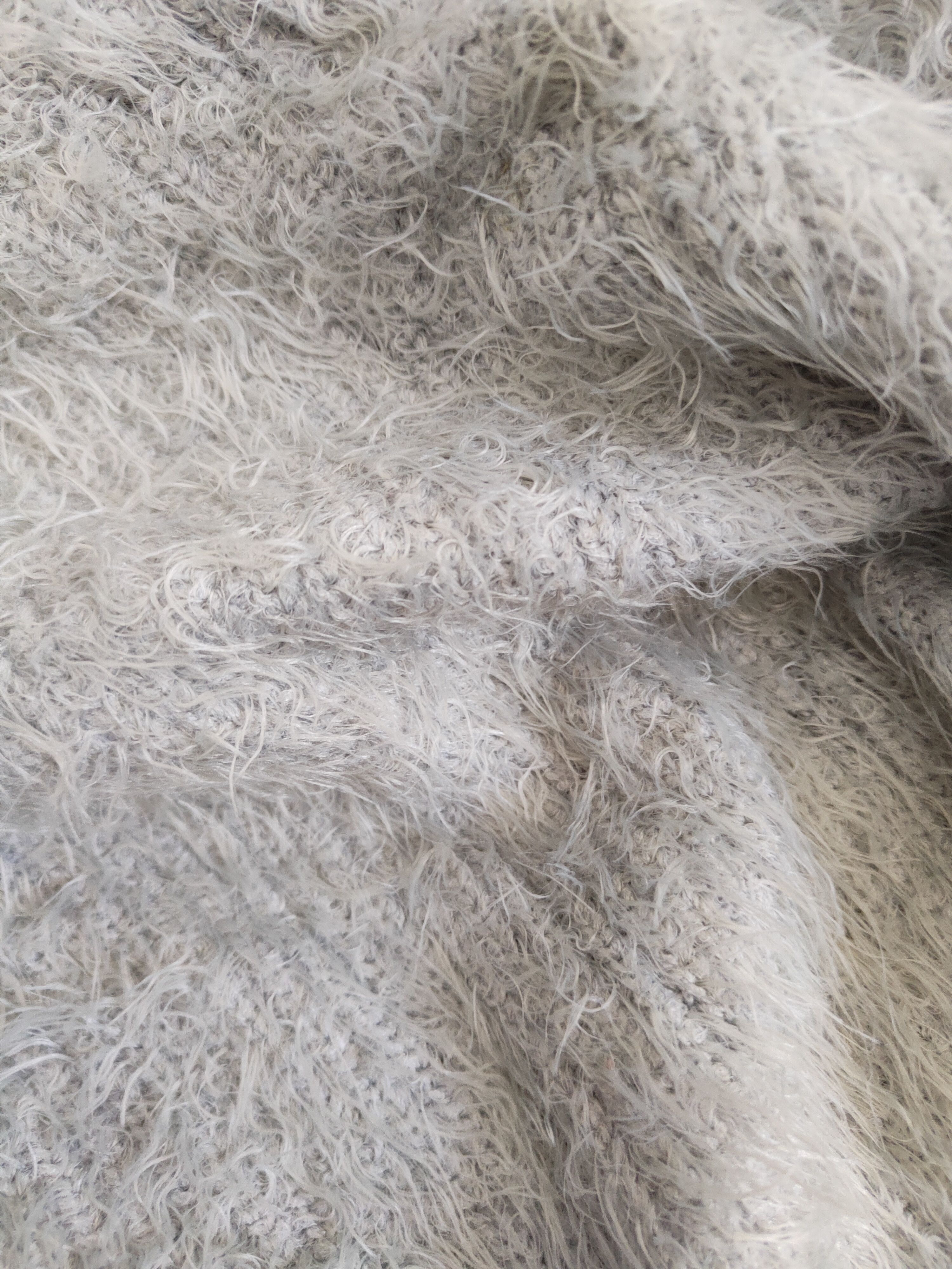 Ciaopanic Ciaopanic Gray Shag Shaggy Fur Mohair Knitwear #S2034 Size S / US 4 / IT 40 - 10 Thumbnail