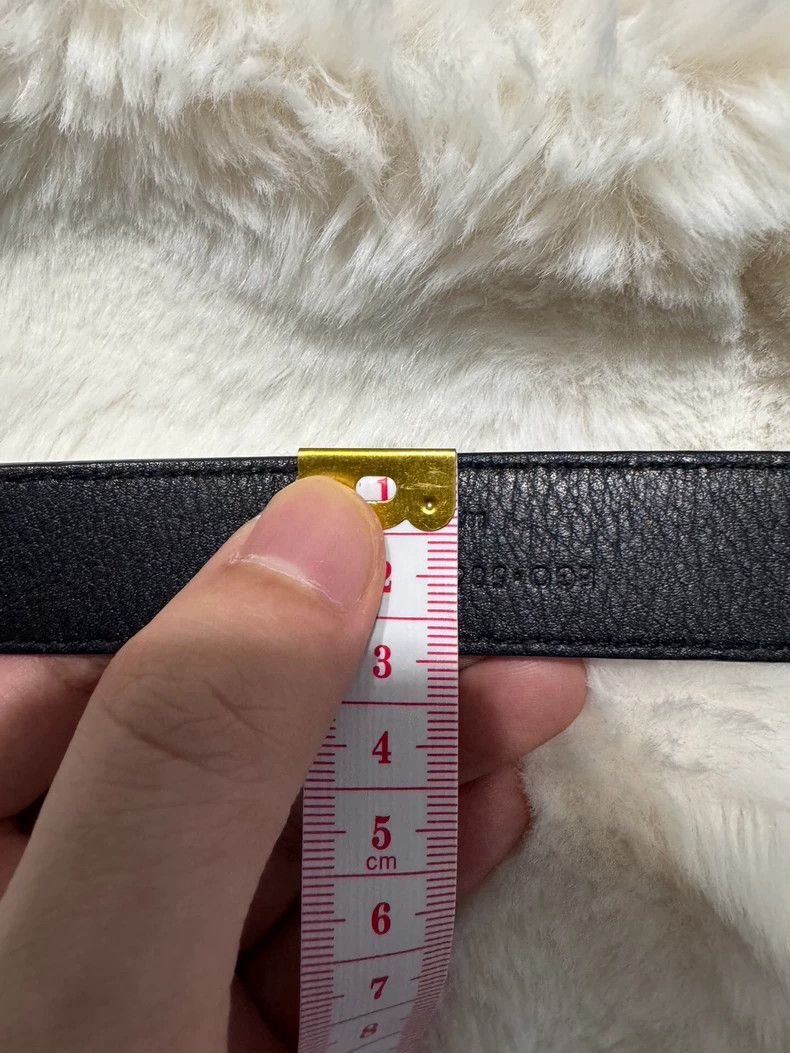 Saint Laurent Paris saint laurent parisShow Style Double Buckle Belt 2503-Nexta Size ONE SIZE - 7 Thumbnail