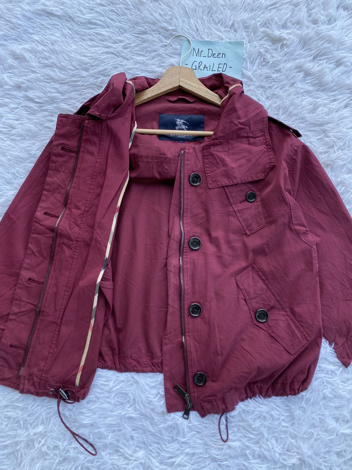 Burberry Rare Burberry Nylon Jacket/Windbreaker Size US M / EU 48-50 / 2 - 7 Thumbnail