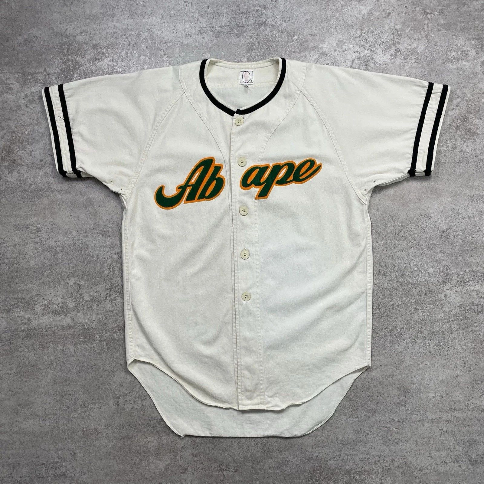 Bape × Vintage RARE BAPE A BATHING APE BASEBALL JERSEY SIZE M MADE IN JAPAN Size US M / EU 48-50 / 2 - 1 Thumbnail