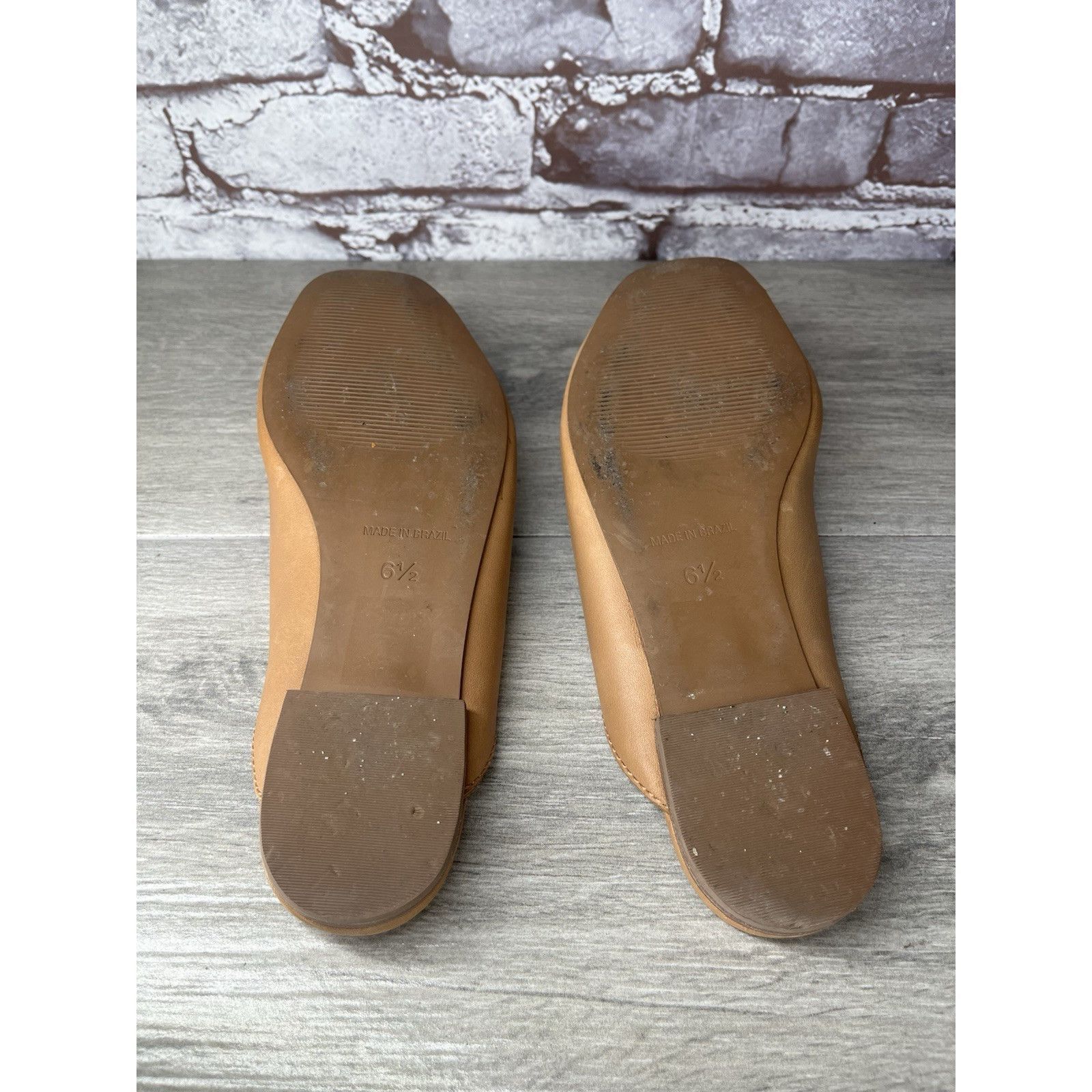 Madewell Madewell The Erica Peep-Toe Mule in English Saddle tan leath Size US 6.5 / IT 36.5 - 6 Thumbnail