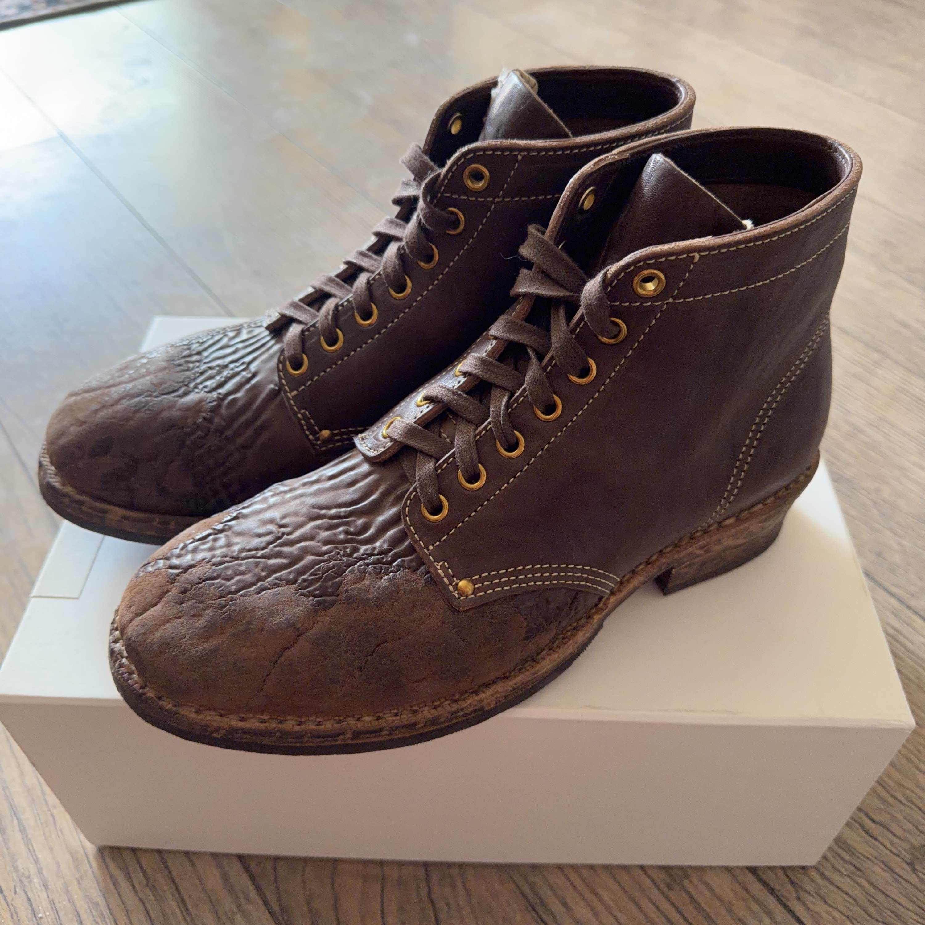 Visvim Visvim Brown Leather Boots US 10 Size US 11 / EU 44 - 1 Thumbnail