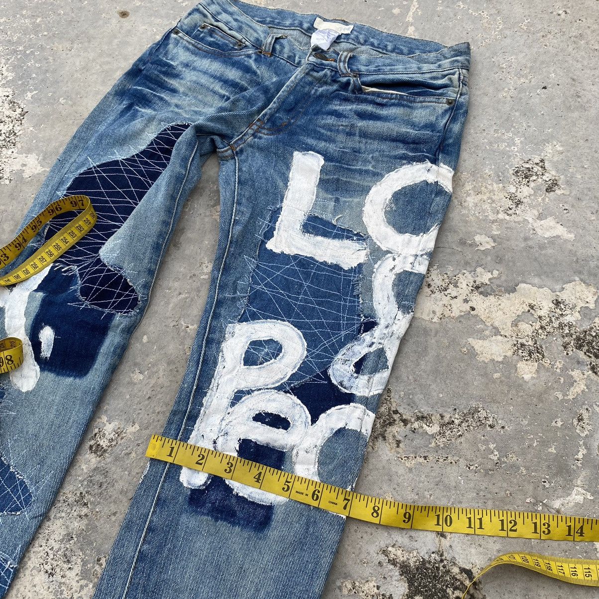 If Six Was Nine vintage classic members patchwork ripped denim jeans Size US 28 / EU 44 - 14 Thumbnail