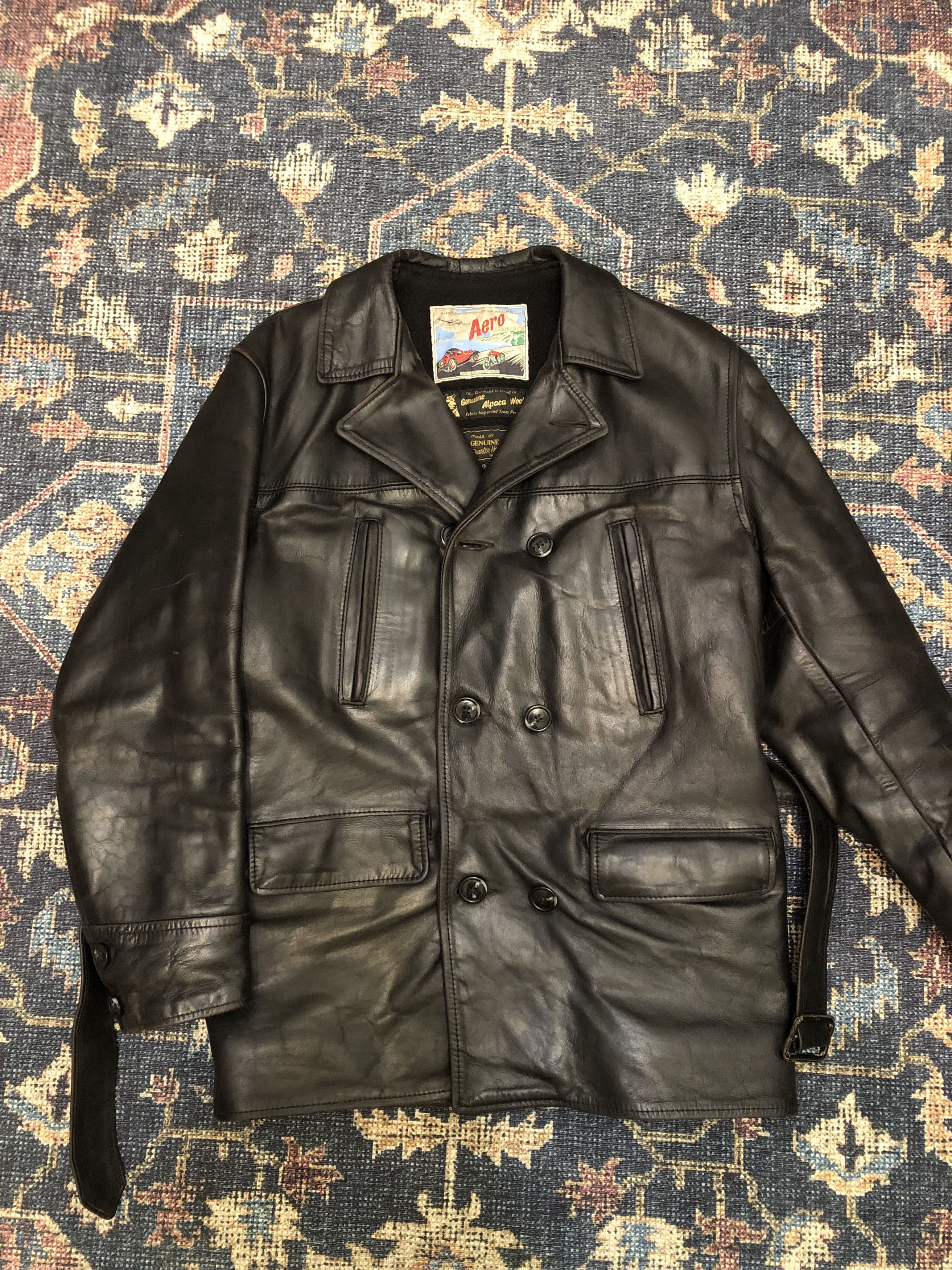 Aero Leathers Barnstormer FQHH black Size US M / EU 48-50 / 2 - 1 Thumbnail