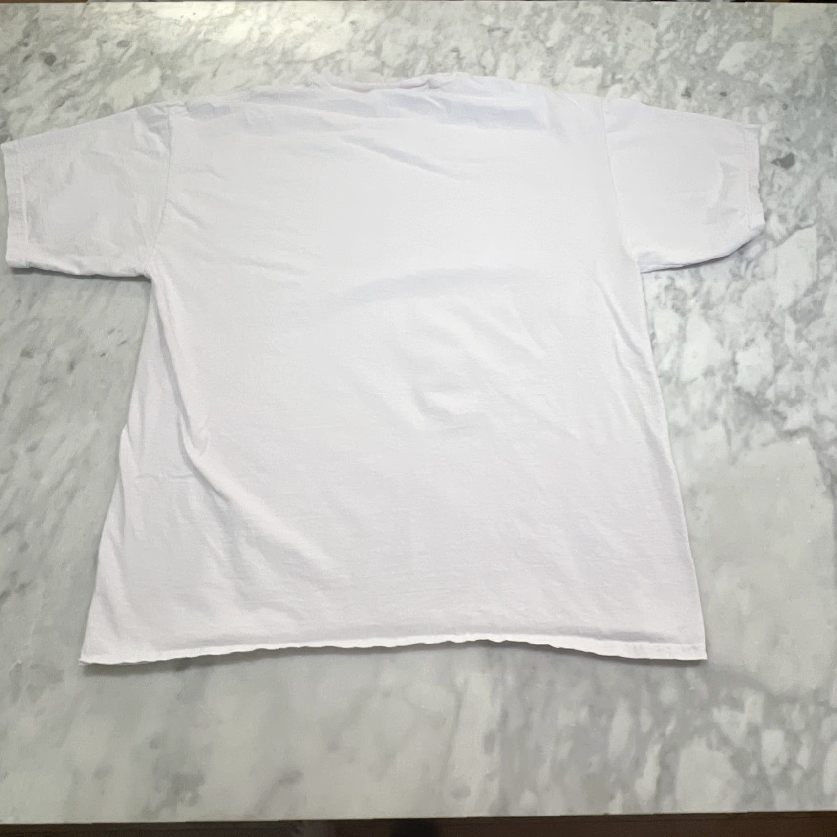 Gildan VINTAGE Hacienda De Los Milagros T Shirt XL Donkeys Animal Rescue Graphic Men's T-Shirt White Cotton Crew Neck XL? Size US XL / EU 56 / 4 - 7 Thumbnail