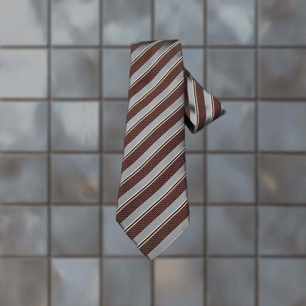 Ermenegildo Zegna Ermenegildo Zegna Men's Classic Gray Red Striped Silk Tie Made in Italy User: Ermenegildo Zegna Men's Classic Gray Red Striped Silk Tie Made in Italy Size ONE SIZE - 1 Thumbnail