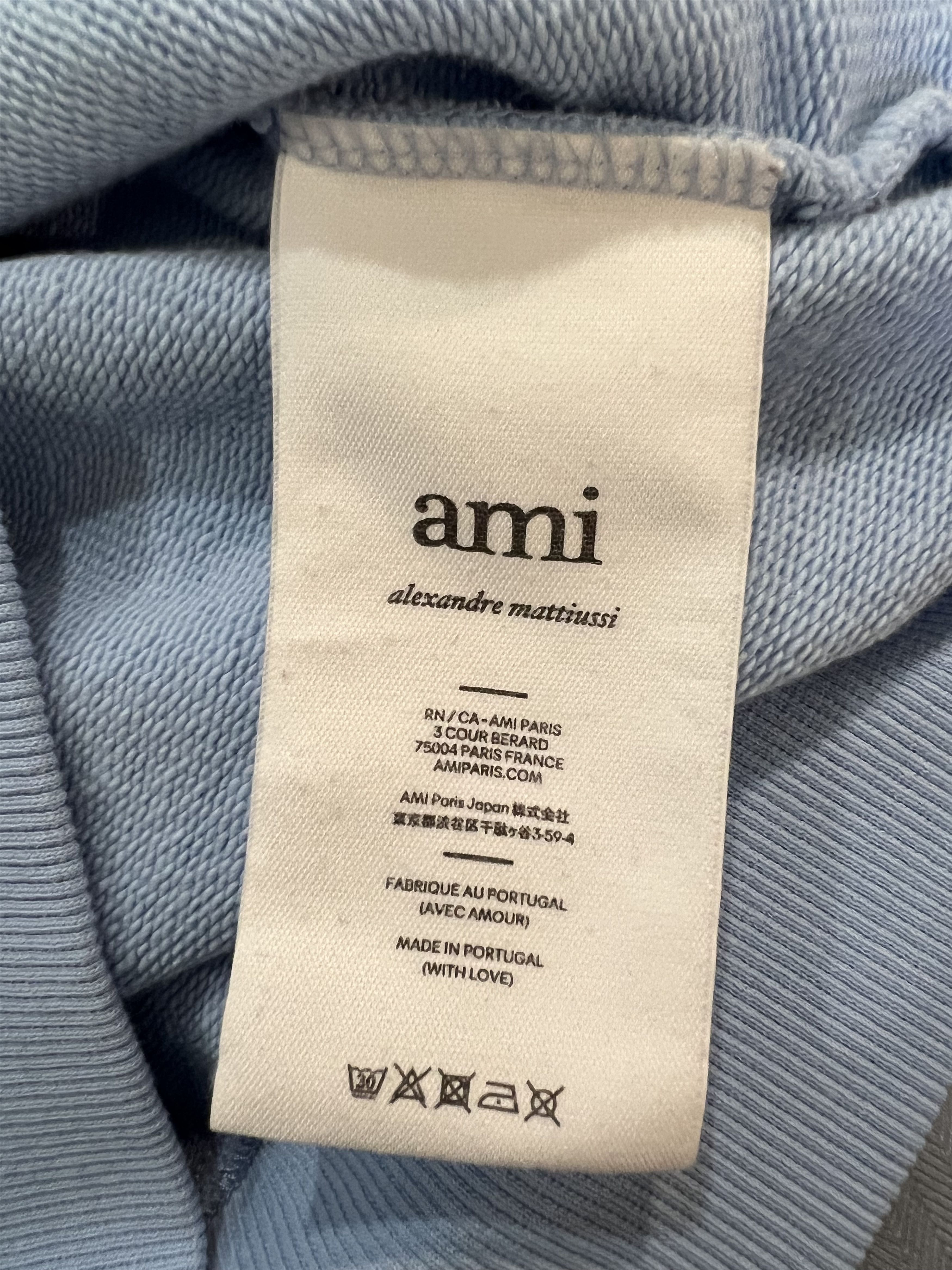 AMI Blue Ami De Cœur Sweatshirt Size US S / EU 44-46 / 1 - 5 Thumbnail