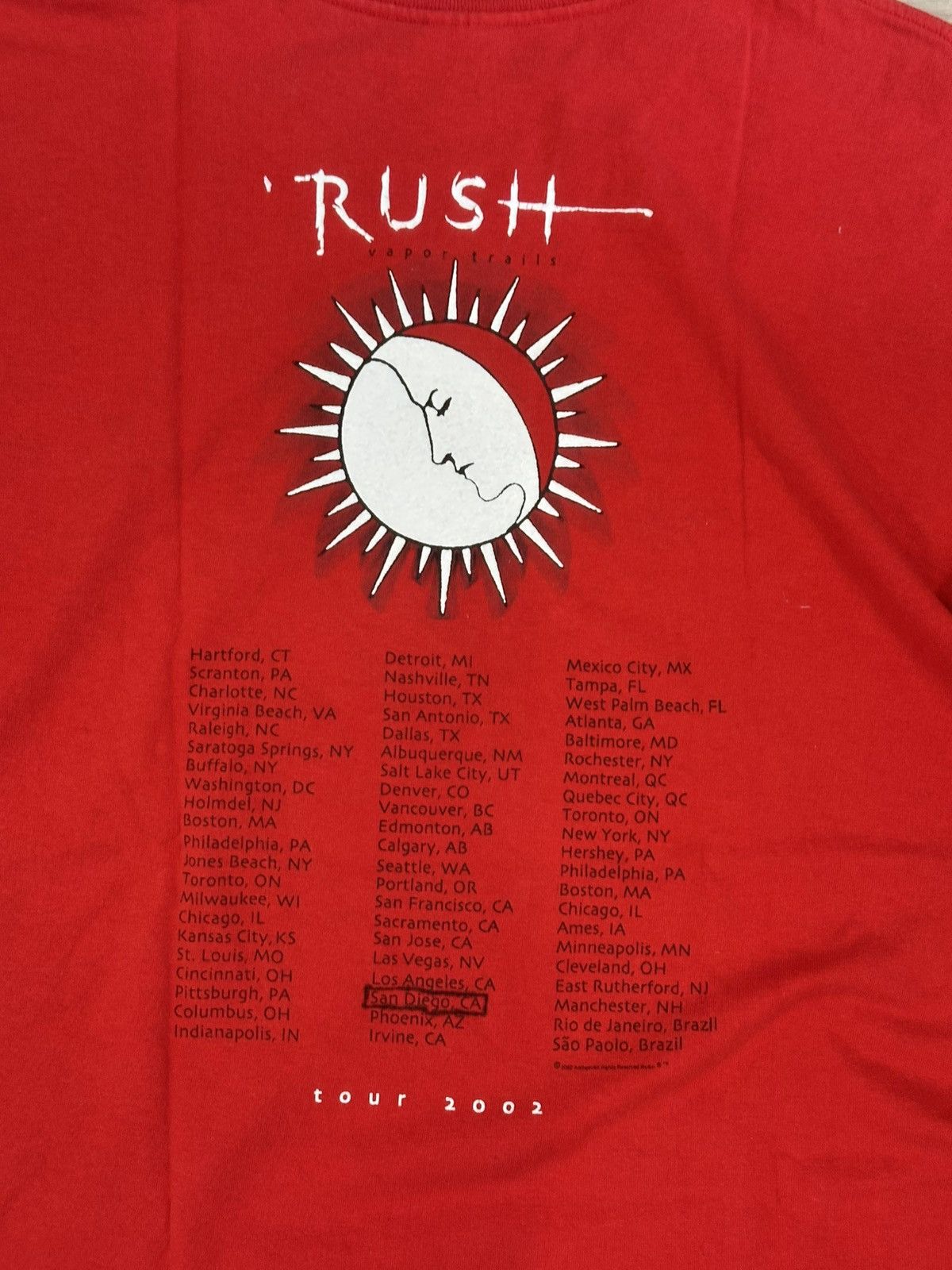 Band Tees Vintage Y2K 2002 Rush Vapor Trails Tour Tee Large Size US L / EU 52-54 / 3 - 5 Thumbnail