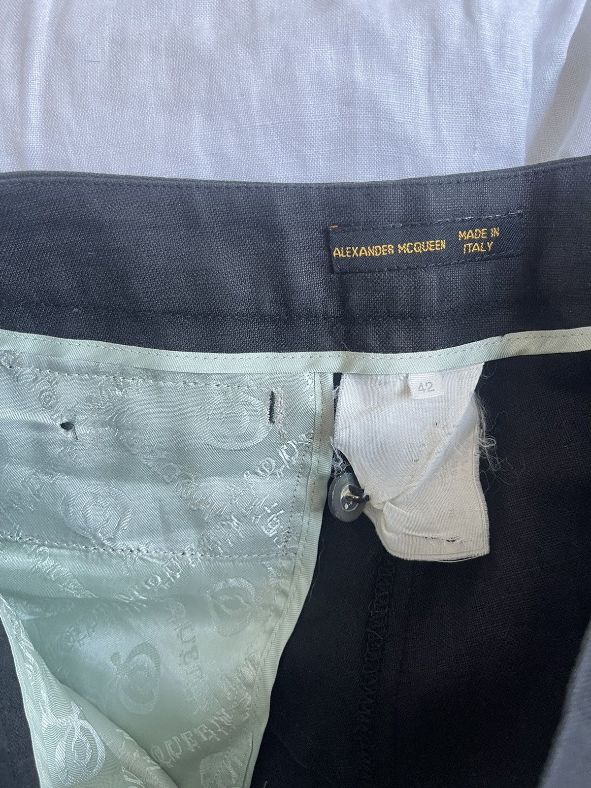 Alexander McQueen Vintage 90s Alexander McQueen trousers Size 26" / US 2 / IT 38 - 3 Thumbnail