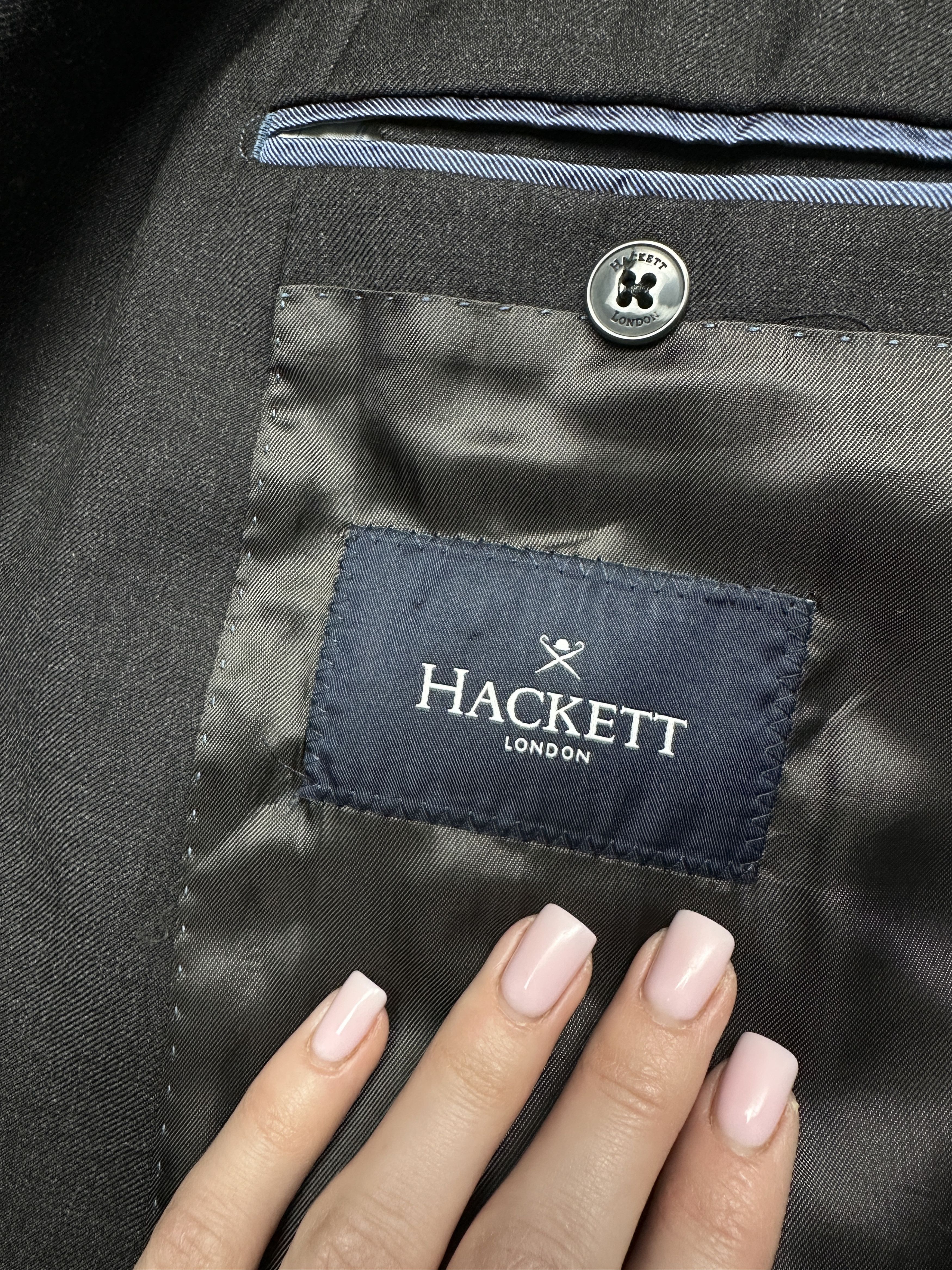 Hackett Hackett London Mens Wool Blazer Jacket Size 44R - 3 Thumbnail
