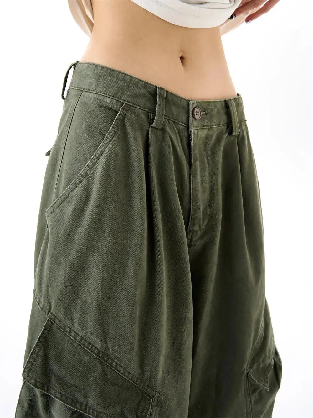 Japanese Brand × Vintage Retro Deconstructed Loose Casual Pants Size US 30 / EU 46 - 5 Thumbnail