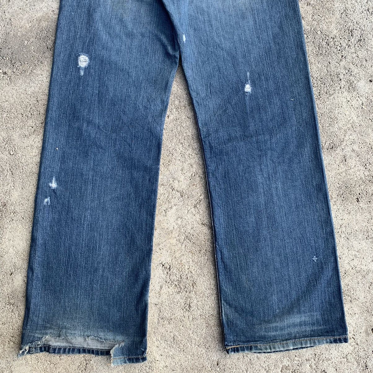 Japanese Brand Vintage BKE Bullet Shot Hole Distressed Denim W34 Size US 34 / EU 50 - 12 Thumbnail