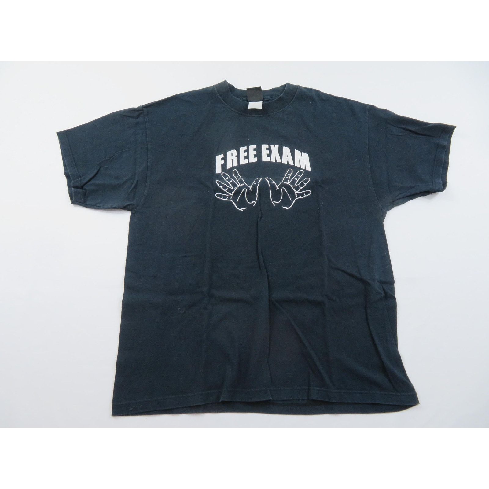 Anchor Blue Anchor Blue Free Exam Funny Black T-shirt Sz L Y2K Size US L / EU 52-54 / 3 - 1 Thumbnail
