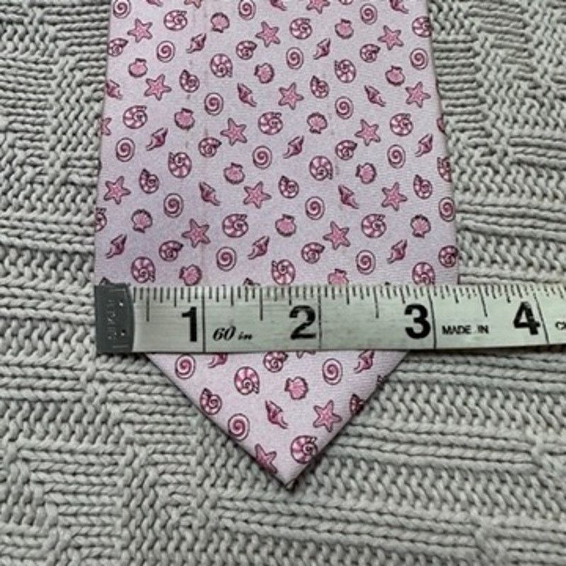 Pierre Cardin Vintage Pierre Cardin pink seashell silk tie Size ONE SIZE - 5 Thumbnail