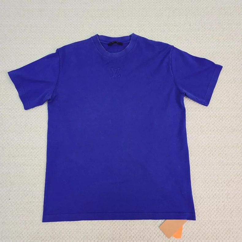 Louis Vuitton Louis Vuitton Solid color letter short sleeves Size US L / EU 52-54 / 3 - 2 Thumbnail