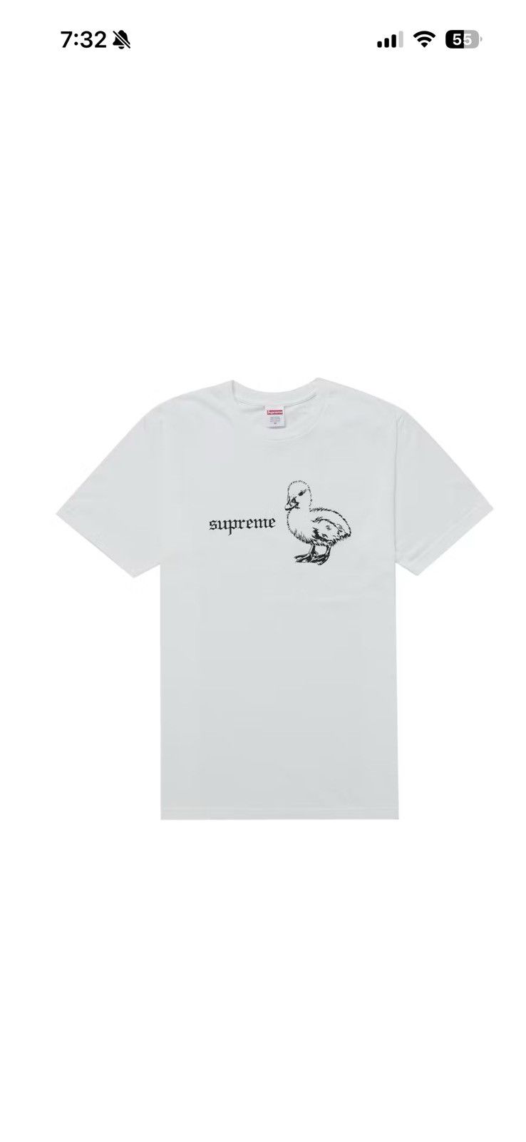 Supreme Supreme Duck Tee SS26 White Size US XXL / EU 58 / 5 - 1 Thumbnail