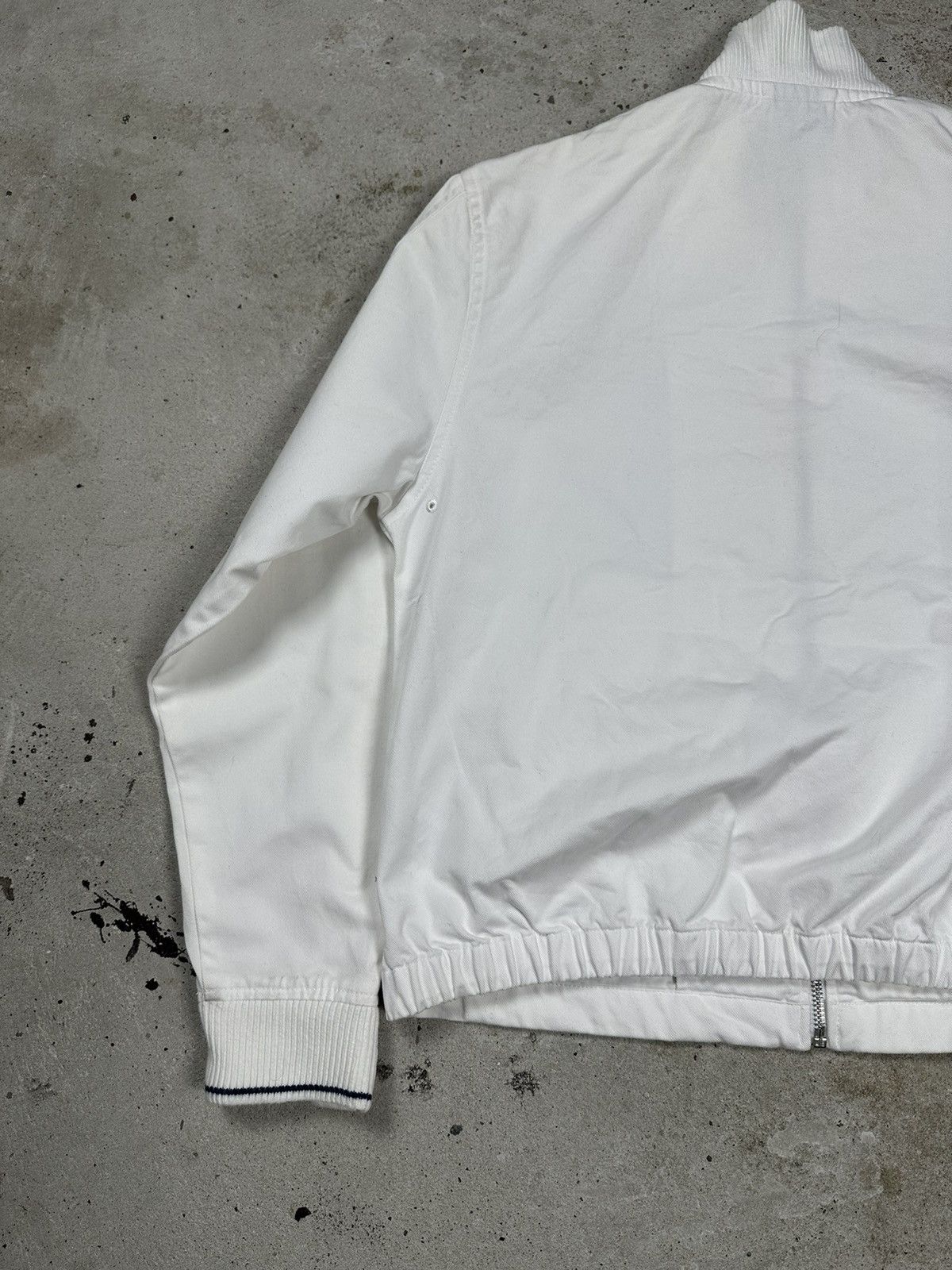Nike × Vintage Vintage Y2K Nike White Cropped Light Jacket Harrington Style Size US S / EU 44-46 / 1 - 9 Thumbnail
