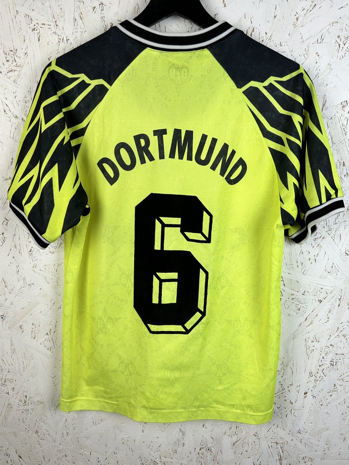 Nike Nike BVB Borussia Dortmund 1994/95 #6 Sammer Home Jersey Size US S / EU 44-46 / 1 - 5 Thumbnail