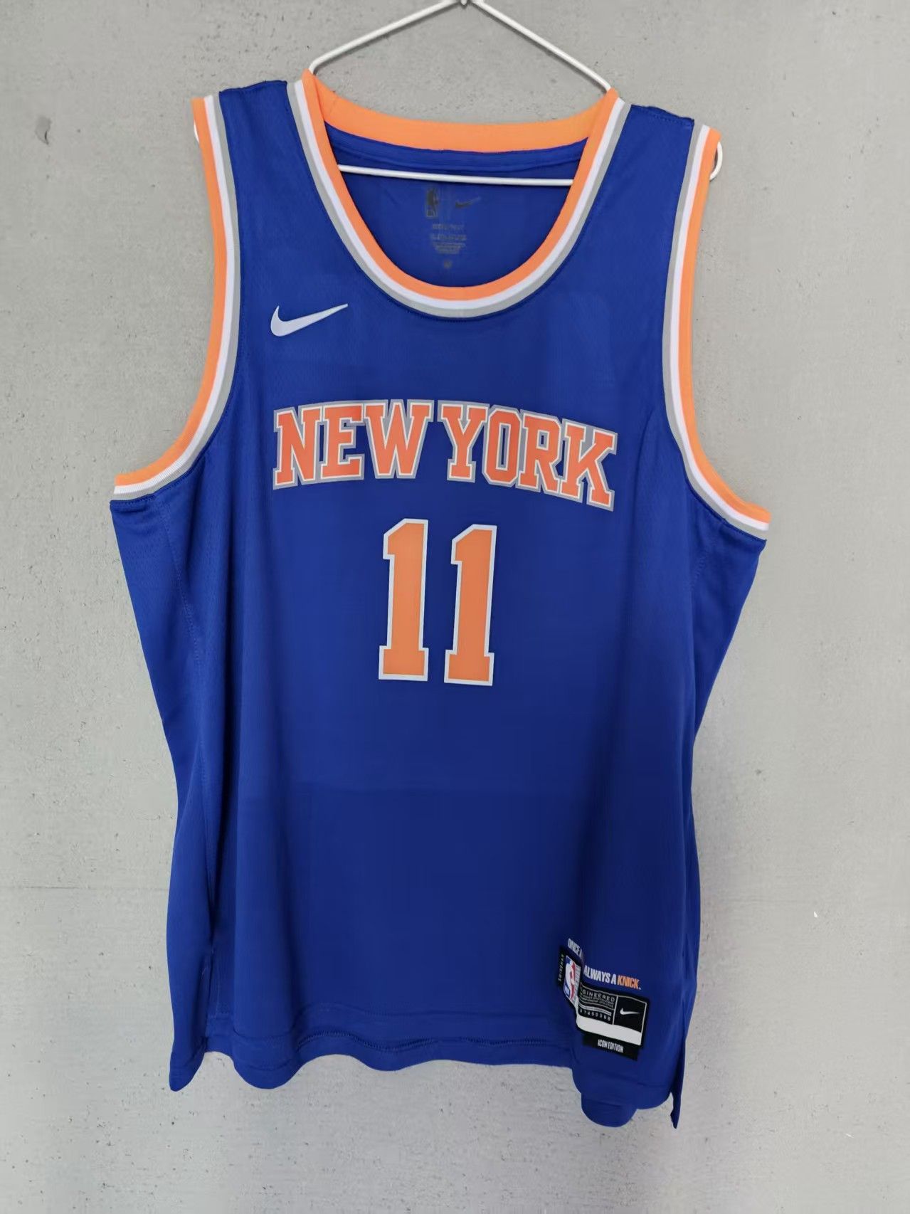 NBA Knicks #11 Jalen Brunson Jersey XXL Size US XXL / EU 58 / 5 - 2 Thumbnail
