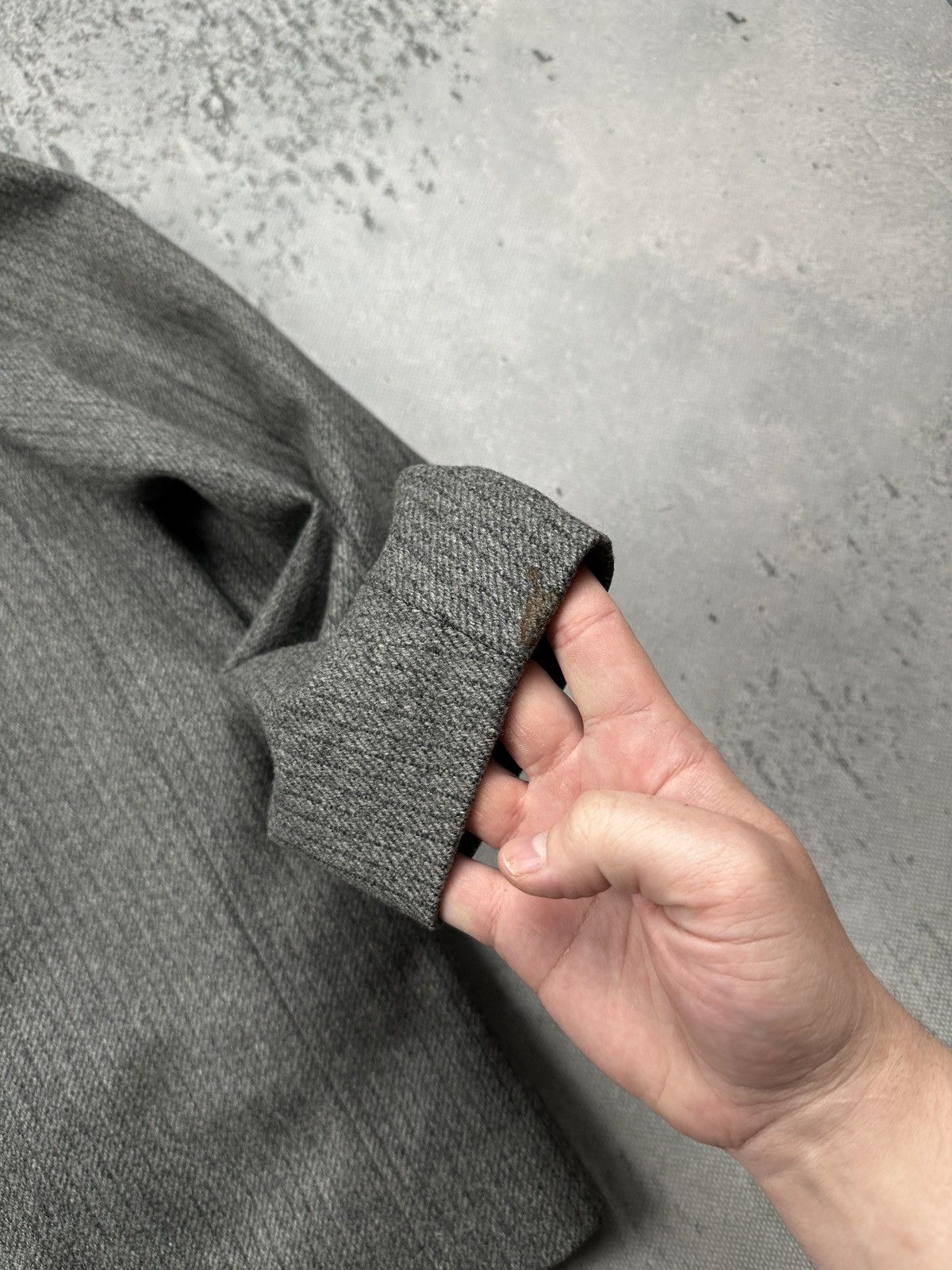 Ermenegildo Zegna Vintage Zegna Wool Blazer Grey Tailored Classic Minimalist Size XL / US 12-14 / IT 48-50 - 14 Thumbnail