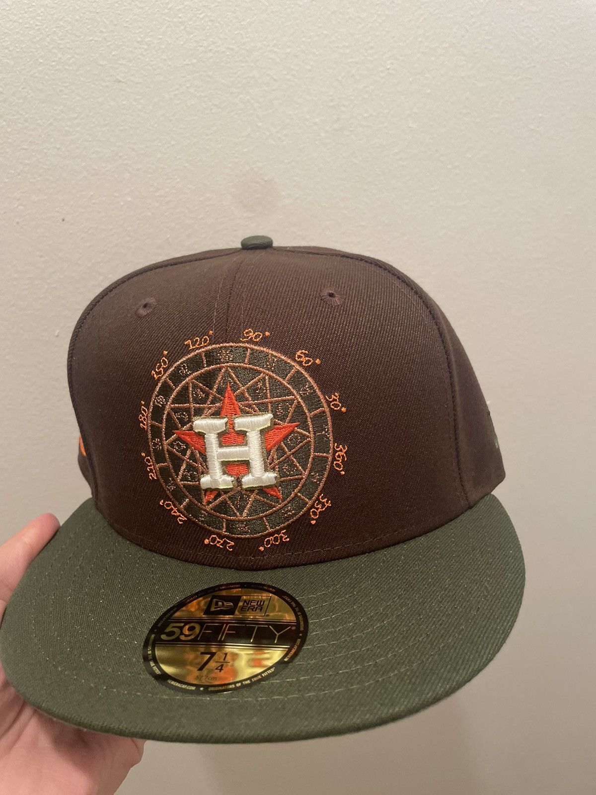 image of Myfitteds Houston Astros Celebrating 40 Years Patch In Sto in Brown, Men's