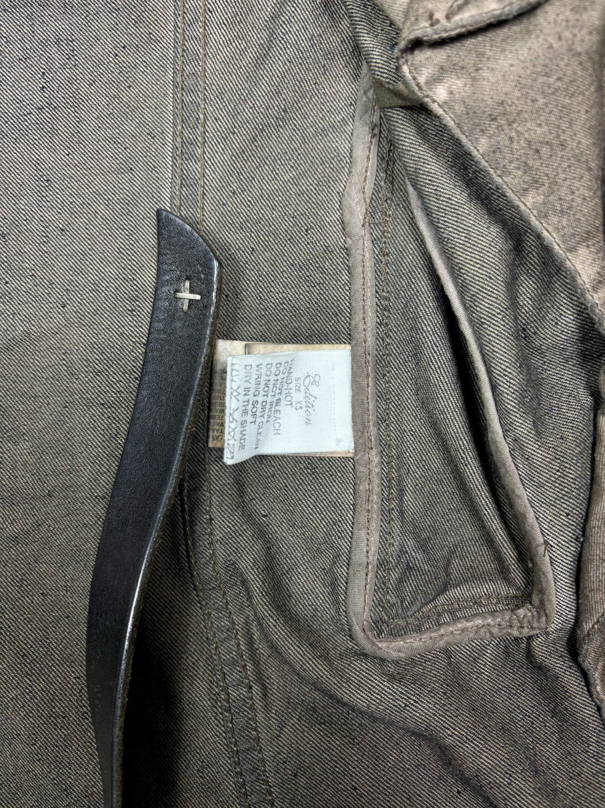 Rick Owens Rick Owens FW07 Exploder Mud Dust Wash Trucker Denim Jacket Size US XS / EU 42 / 0 - 9 Thumbnail