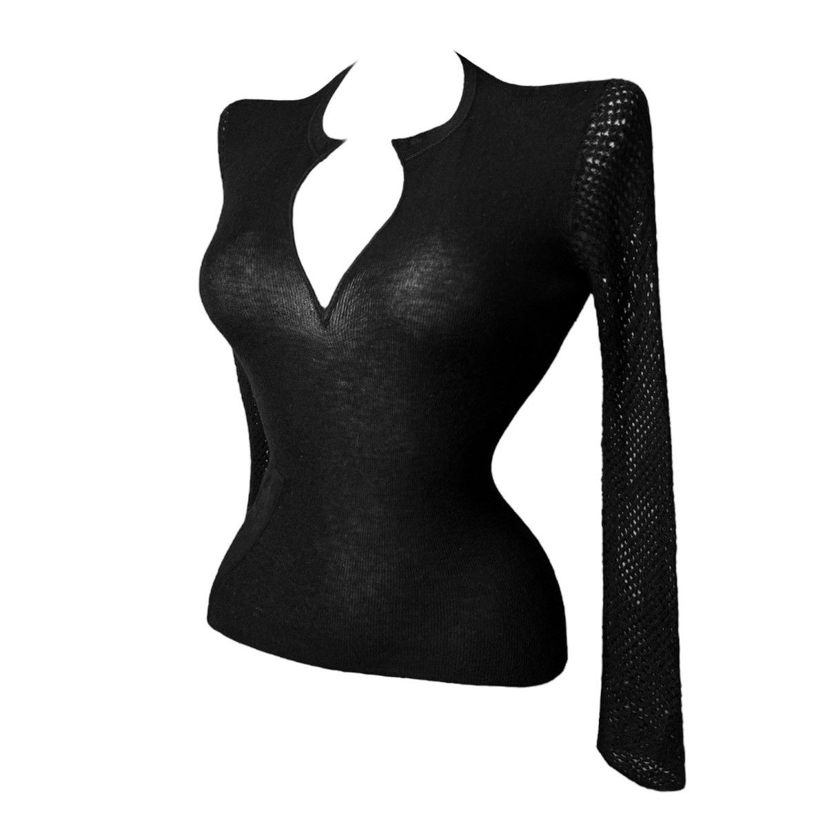 Gucci Tom Ford for Gucci cashmere sweater with a deep neckline Size S / US 4 / IT 40 - 2 Thumbnail