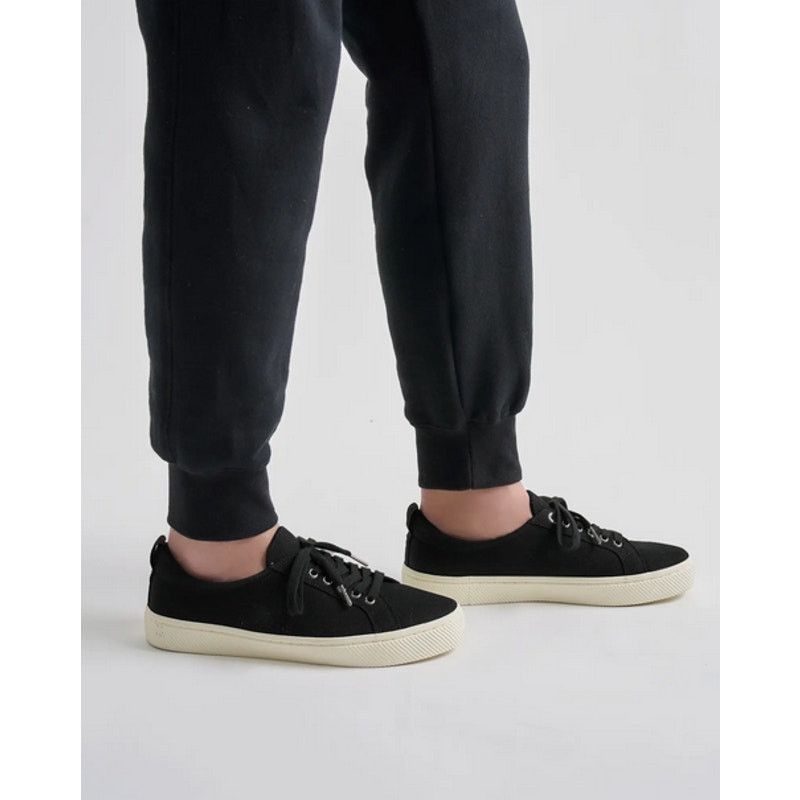Quince Eco Cotton Canvas Everyday Sneaker Black Size 7M 8.5W NWT Size US 7 / EU 40 - 4 Thumbnail