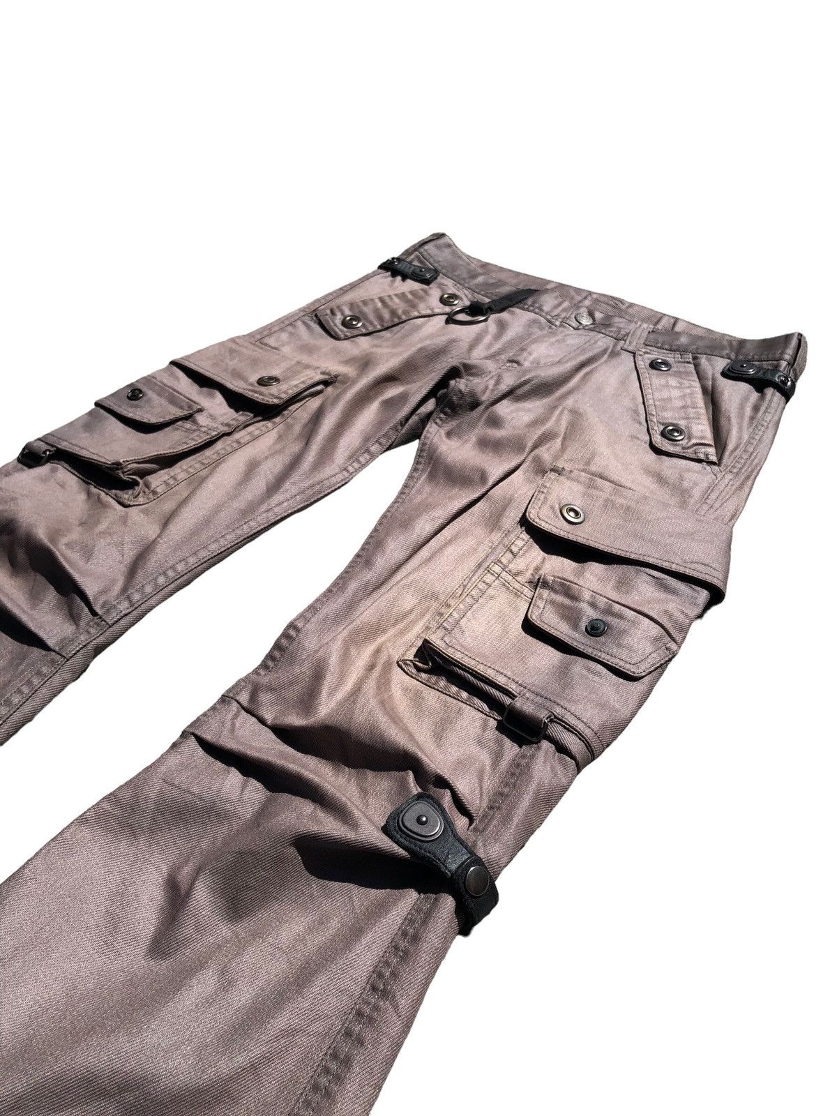 Tornado Mart waxed utility cargo pants