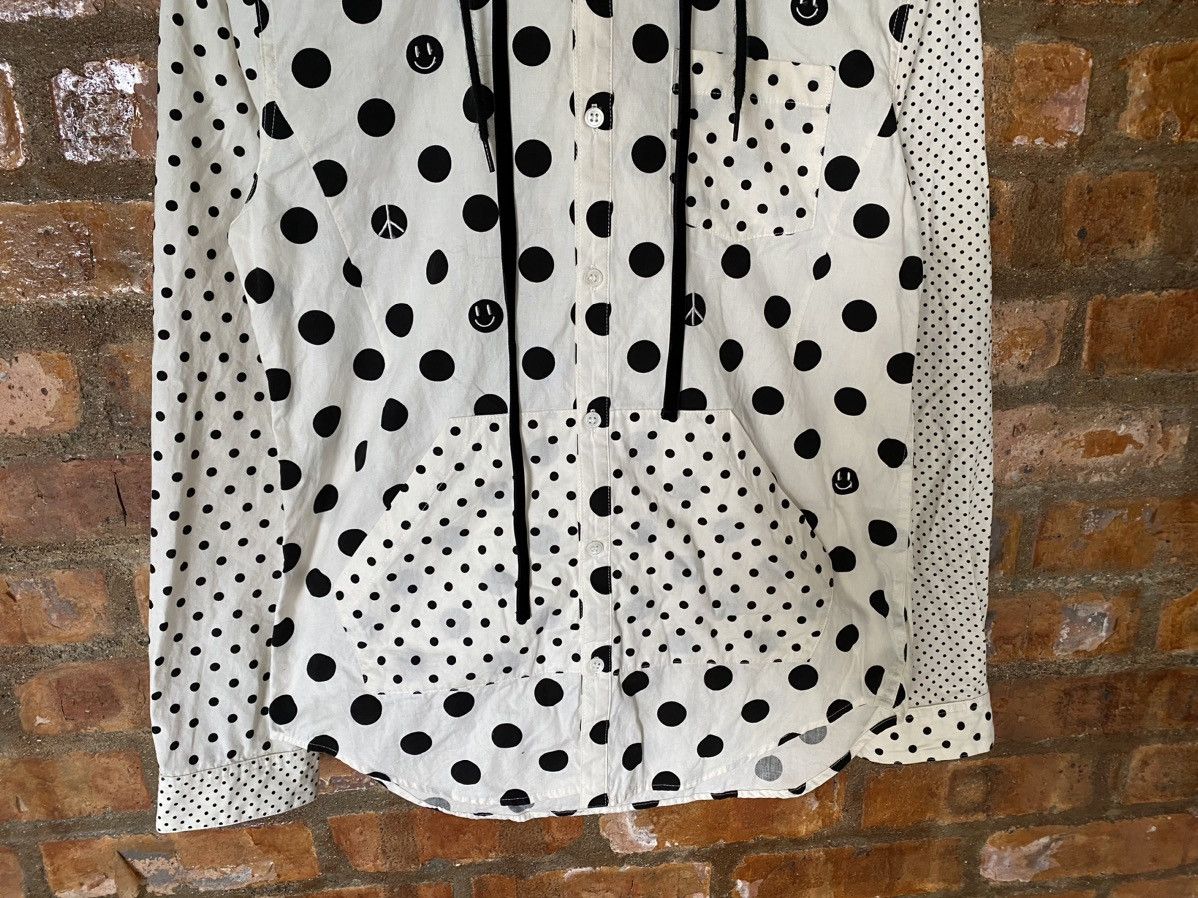 Japanese Brand ARMED Japan polka dot flannel smile and anarchy hoodie Size US S / EU 44-46 / 1 - 4 Thumbnail