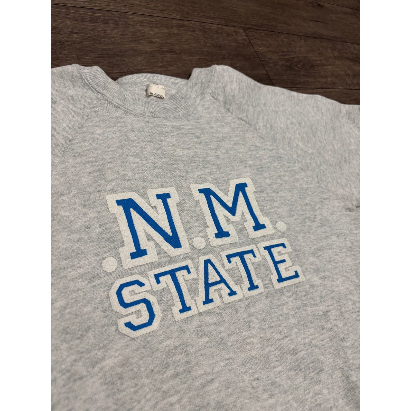 Vintage NWT Vintage New Mexico State Grey Sweatshirt 80s 90s Size US S / EU 44-46 / 1 - 2 Thumbnail