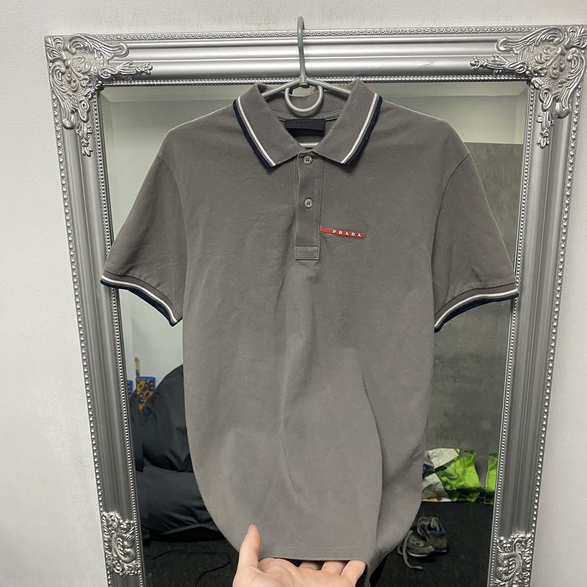 Prada Vintage Prada Polo T-Shirt Luxury Size US M / EU 48-50 / 2 - 3 Thumbnail