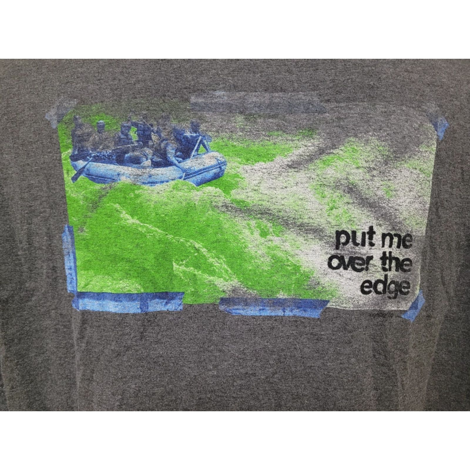 Vintage Gauley River Ace Adventure Resort T-Shirt XL Men Gray White Water Rafting Outdoors Kayak 1990s? Size US XL / EU 56 / 4 - 4 Thumbnail