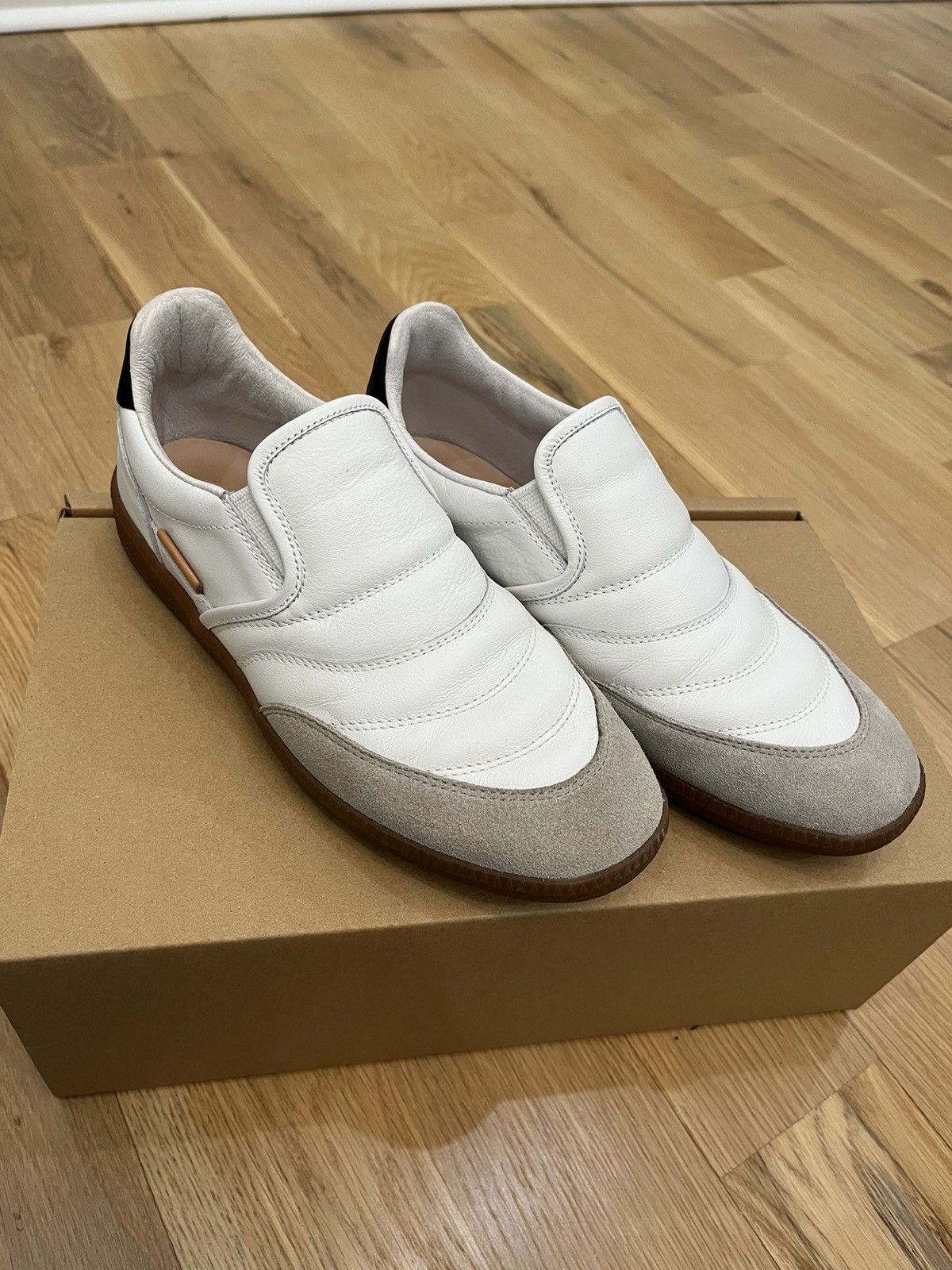 Hender Scheme Hender Scheme Derrida White Slip On Sneakers Size US 8 / EU 41 - 3 Thumbnail