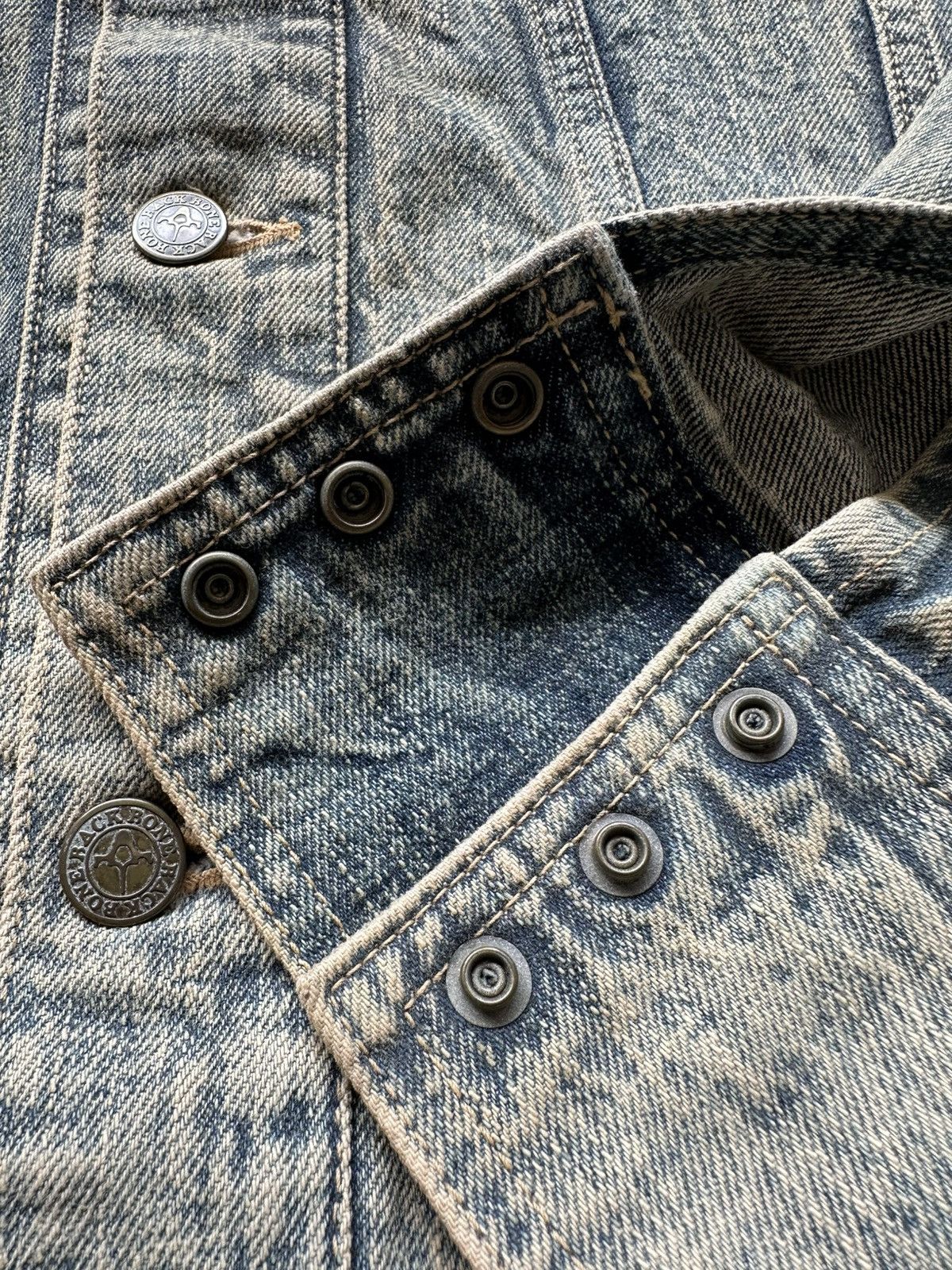 Backbone 2010S/S Backbone vintage mudwash trucker jacket Size US S / EU 44-46 / 1 - 14 Thumbnail