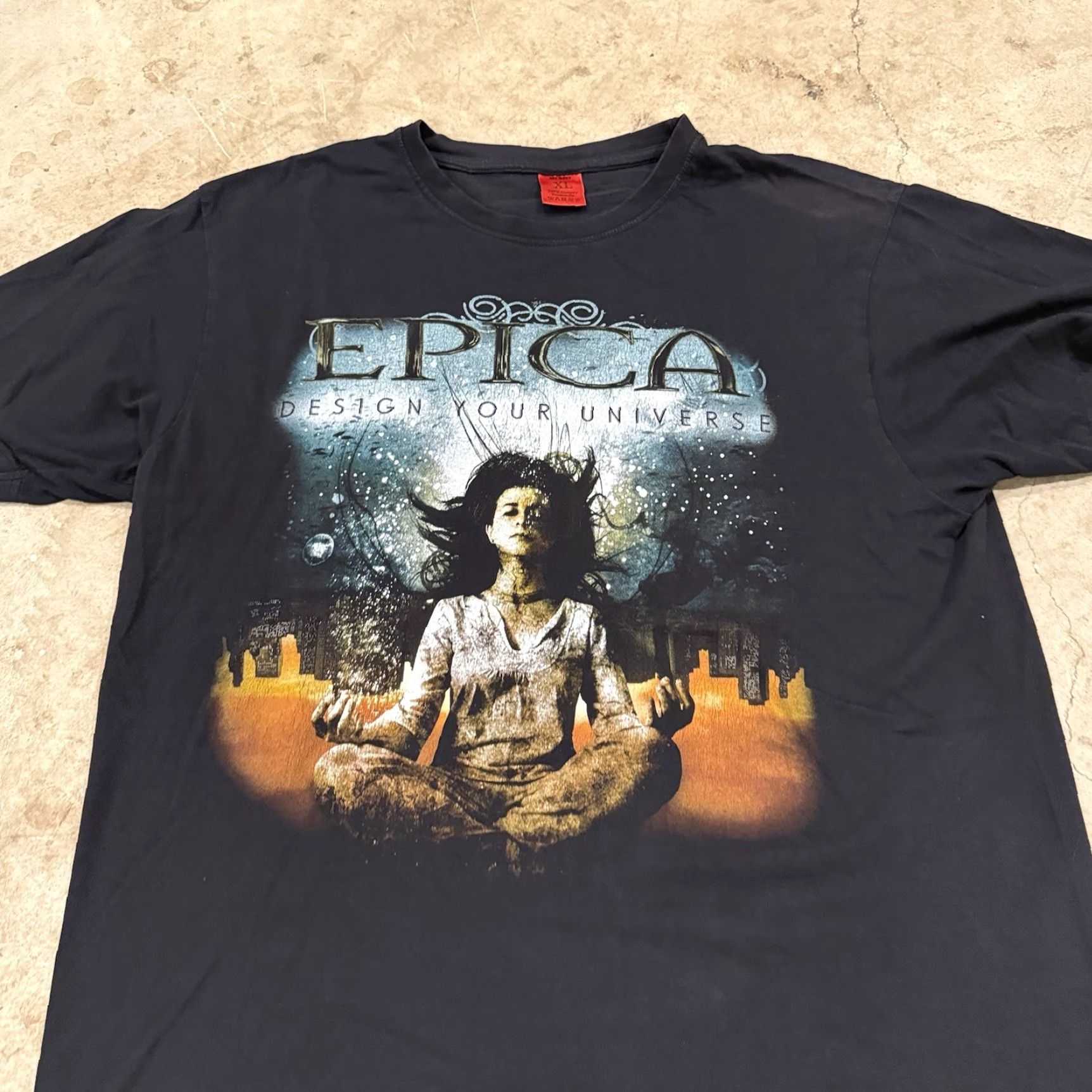 Vintage VINTAGE Epica Design Your Universe Double Sided Band Metal T-Shirt XL Size US XL / EU 56 / 4 - 4 Thumbnail
