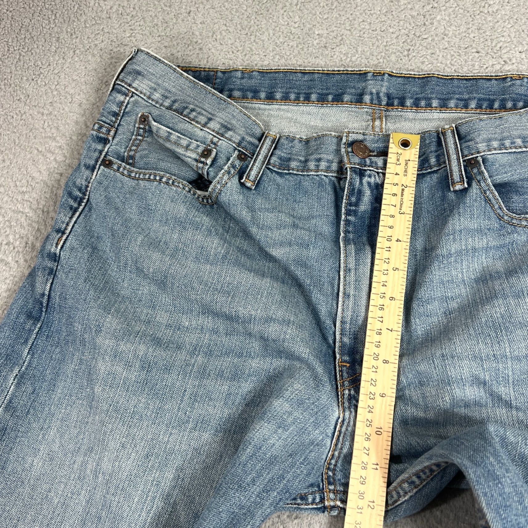 Levi's VINTAGE Levi's 569 Jeans Mens Regular Fit Straight Leg Denim Pants 38x32 Blue Size US 38 / EU 54 - 4 Thumbnail