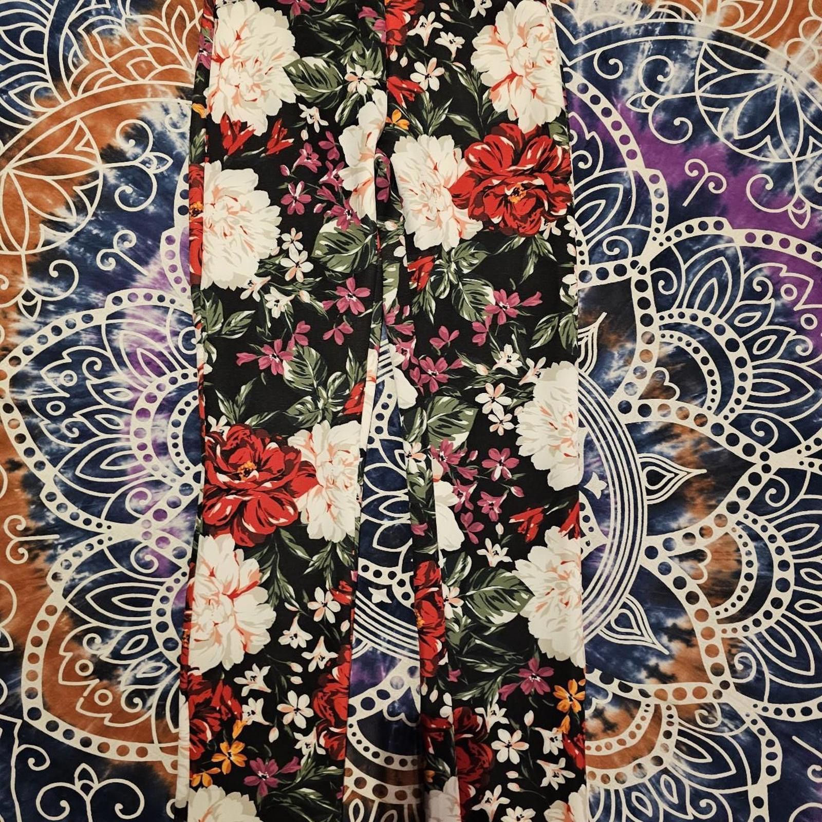 Designer Alexia Admor Women's Floral Print Pants Size 26" / US 2 / IT 38 - 7 Thumbnail
