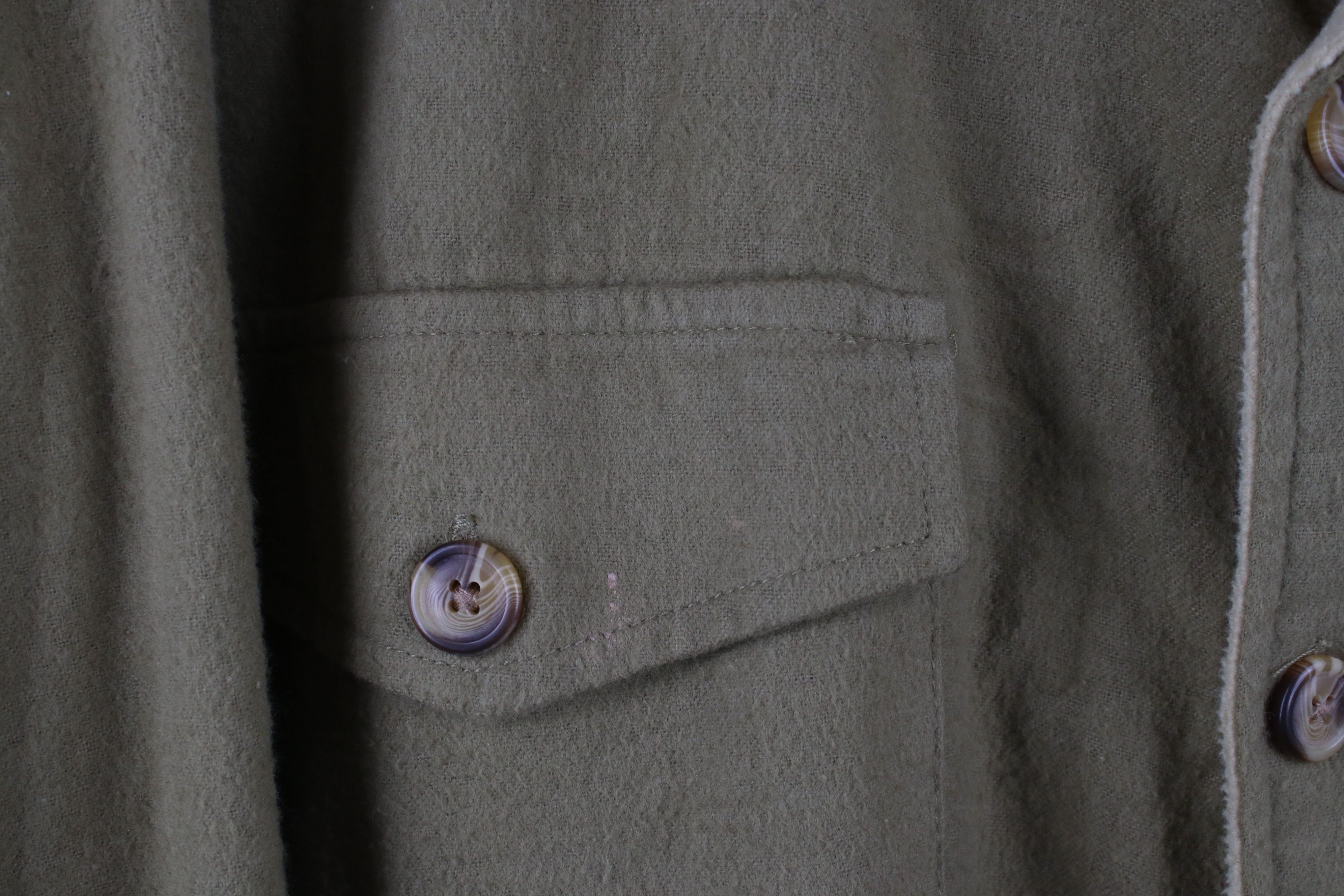 Vintage Vintage 90s Streetwear Chamois Cloth Button Shirt Jacket Size US XL / EU 56 / 4 - 4 Thumbnail