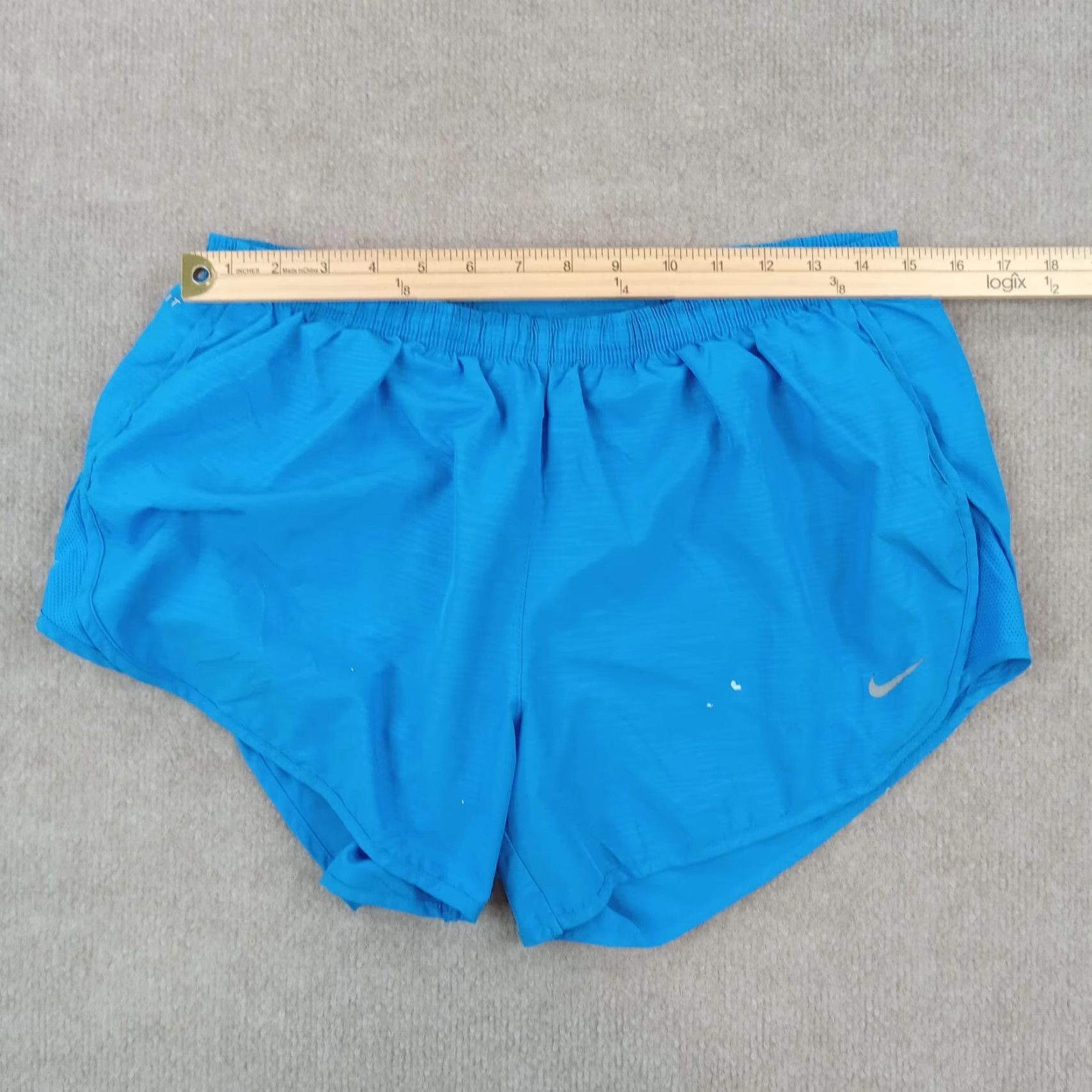 Nike Nike Shorts Womens Large Blue Dri Fit Lined Elastic Waist Drawstring Running Size 30" / US 8 / IT 44 - 5 Thumbnail