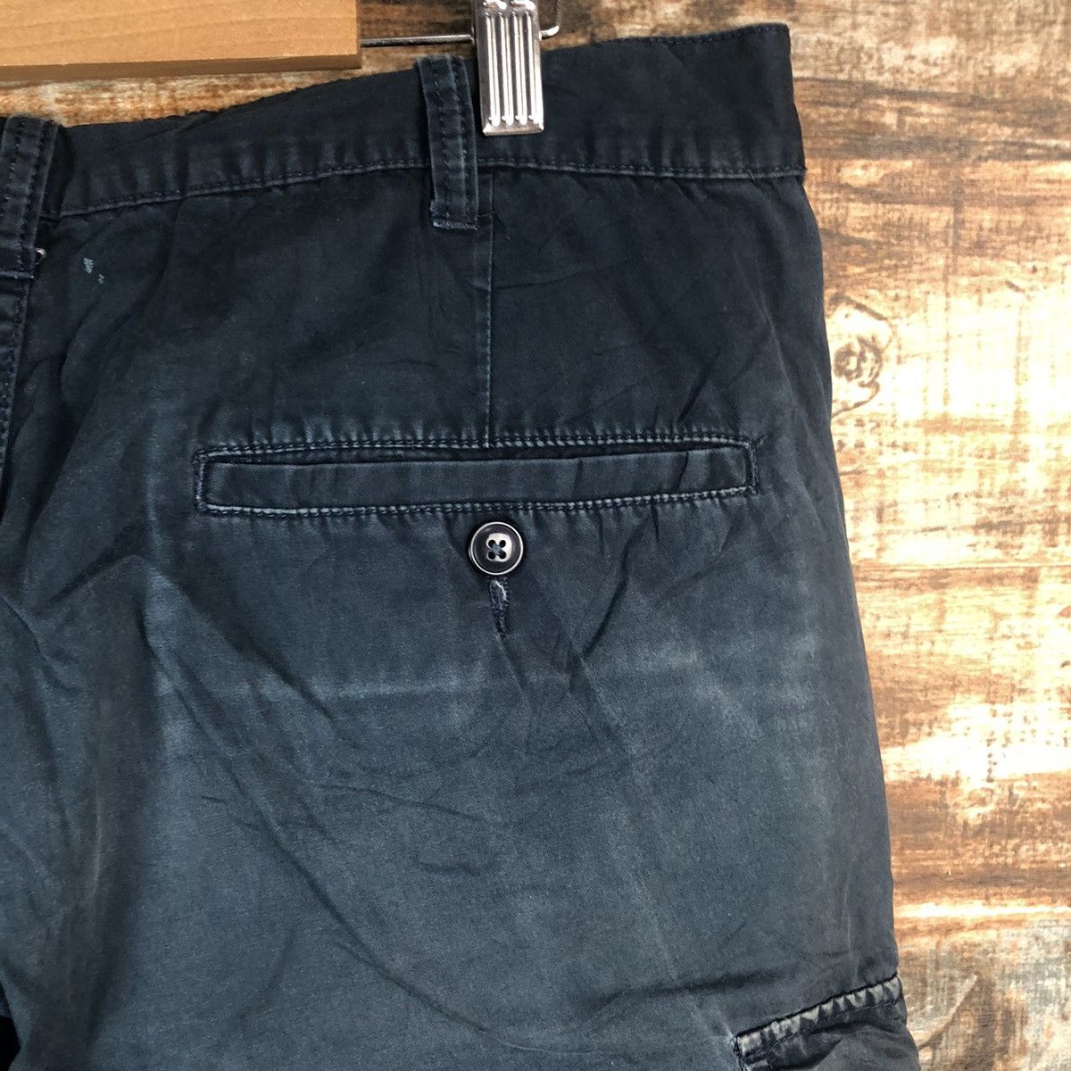 GU × Japanese Brand DL GU Dark Blue Cargo Multipocket Pants #C653 Size US 32 / EU 48 - 17 Thumbnail