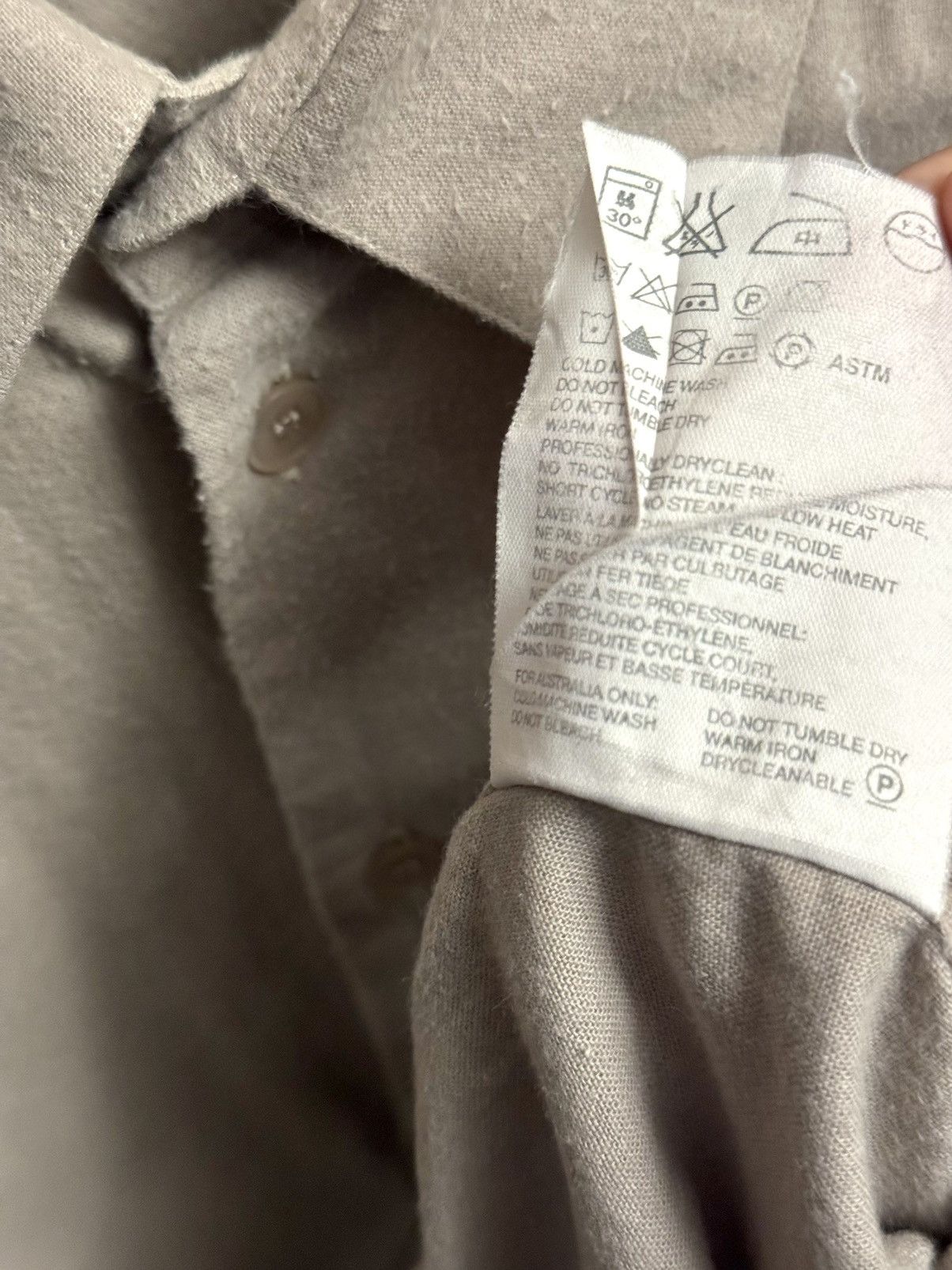Helmut Lang × Vintage helmut Lang vintage bondage grey shirt 40 men Size US M / EU 48-50 / 2 - 4 Thumbnail