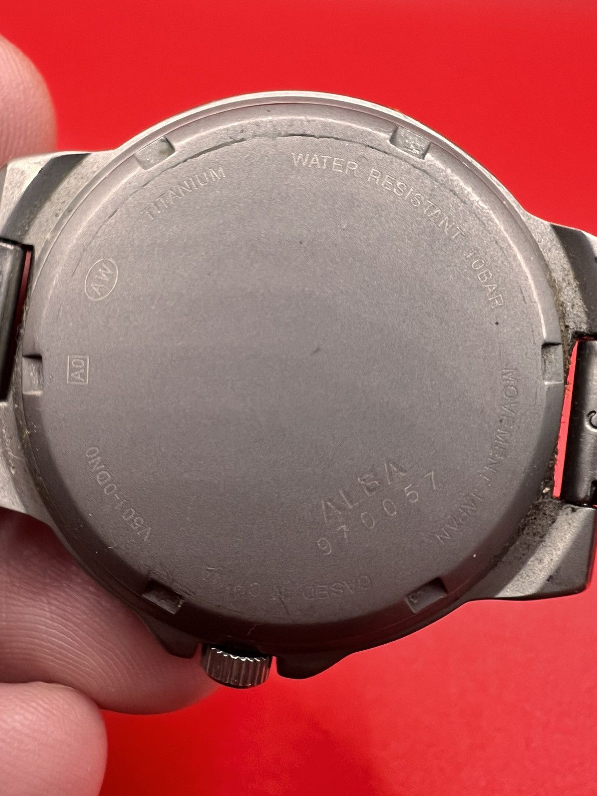 ALBA × Seiko Vintage Seiko ALBA Titanium V501 Size ONE SIZE - 9 Thumbnail