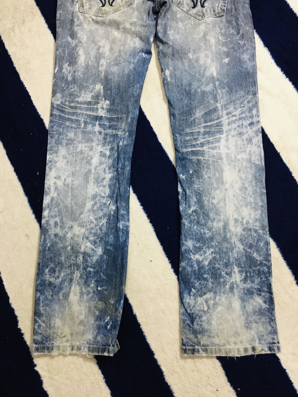 Japanese Brand Anti Label Acid Wash Jeans (16) Size US 30 / EU 46 - 8 Thumbnail